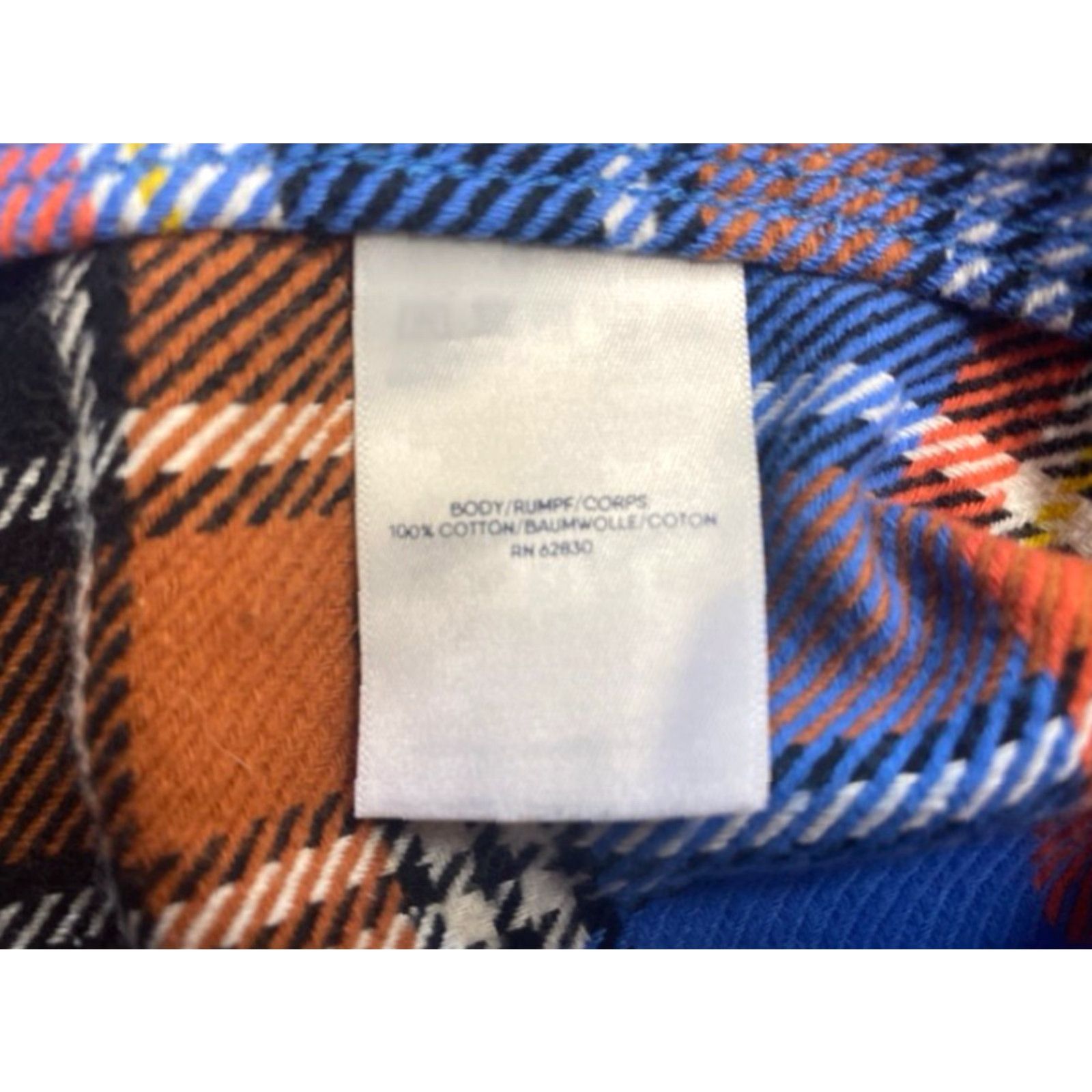 Lands' End VINTAGE Lands' End Heavy Flannel Shirt Mens XL Plaid Sea Cliff Blue Utility Cabincore Size US XL / EU 56 / 4 - 7 Thumbnail