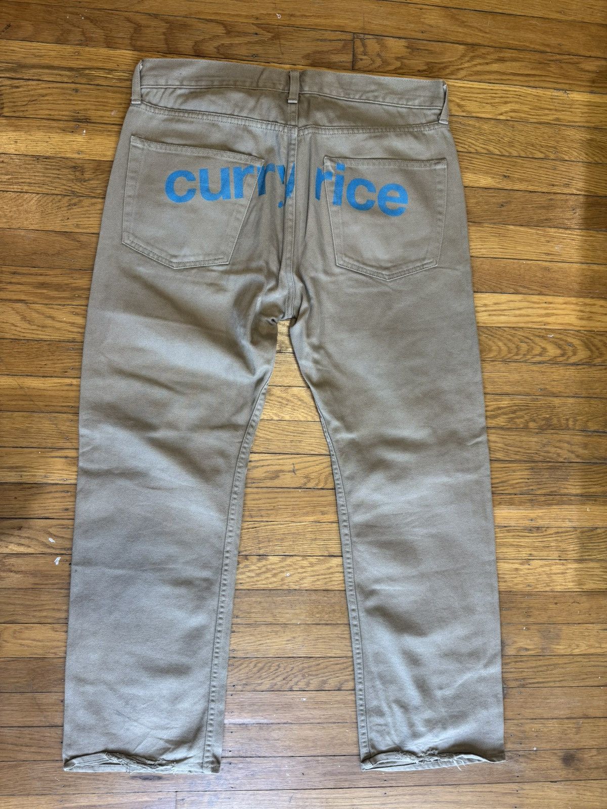 Junya Watanabe Comme des Garçons MAN “Curry Rice” AD2001 Poem Collection Size US 34 / EU 50 - 2 Thumbnail
