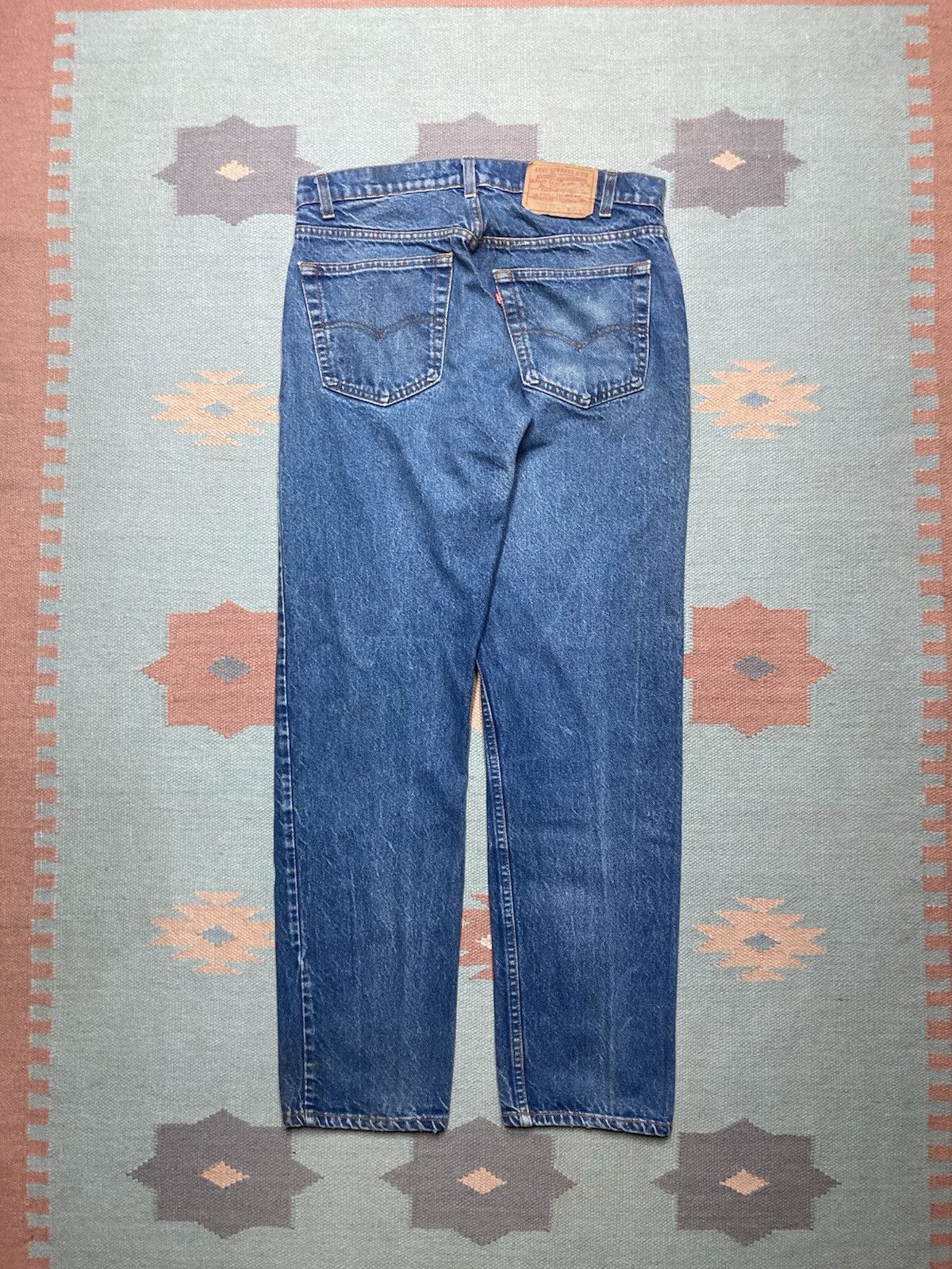 Levi's × Vintage Vtg 80s Levi’s 505 0216 jeans USA dark faded straight 33x31 Size US 33 - 1 Thumbnail