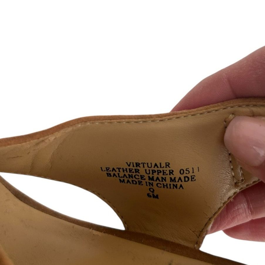 Nine West Nine West Tan Suede Strappy Pumps Heels Sz 6 Size US 6 / IT 36 - 7 Thumbnail