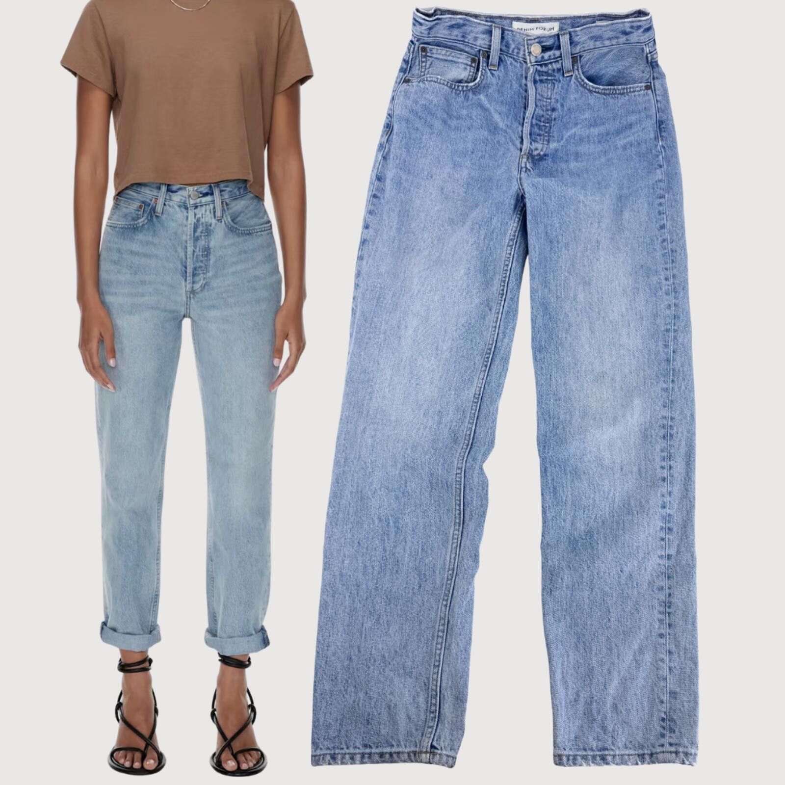 Aritzia Aritzia Denim Forum Boyfriend High Rise Jeans 26 Size 26" / US 2 / IT 38 - 1 Thumbnail