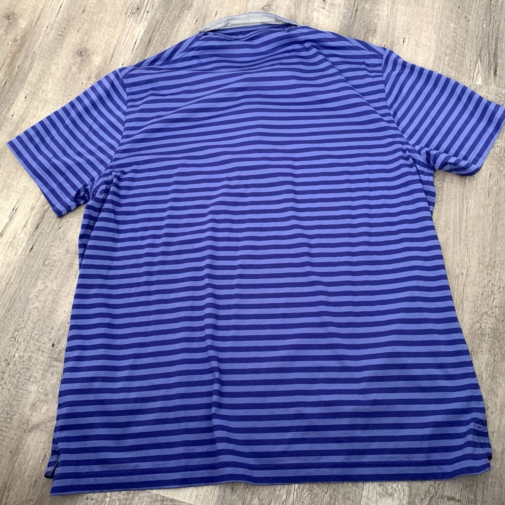 Nike NIKE Golf Polo Shirt Mens XL Dri-Fit Striped Blue CU9862-471 Cotton Blend Polo Shirt Nike Dri-Fit Mens XL Blue Striped Golf Polo Shirt Size US XL / EU 56 / 4 - 6 Thumbnail
