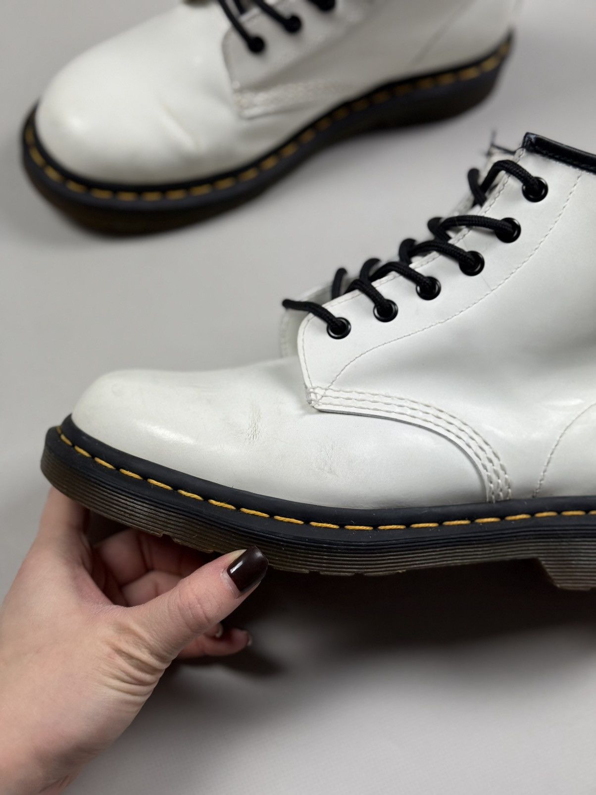 Dr. Martens Dr. Martens Doc’s Ladies Leather Lace Up Combat Boots Shoes Size US 7 / IT 37 - 16 Thumbnail
