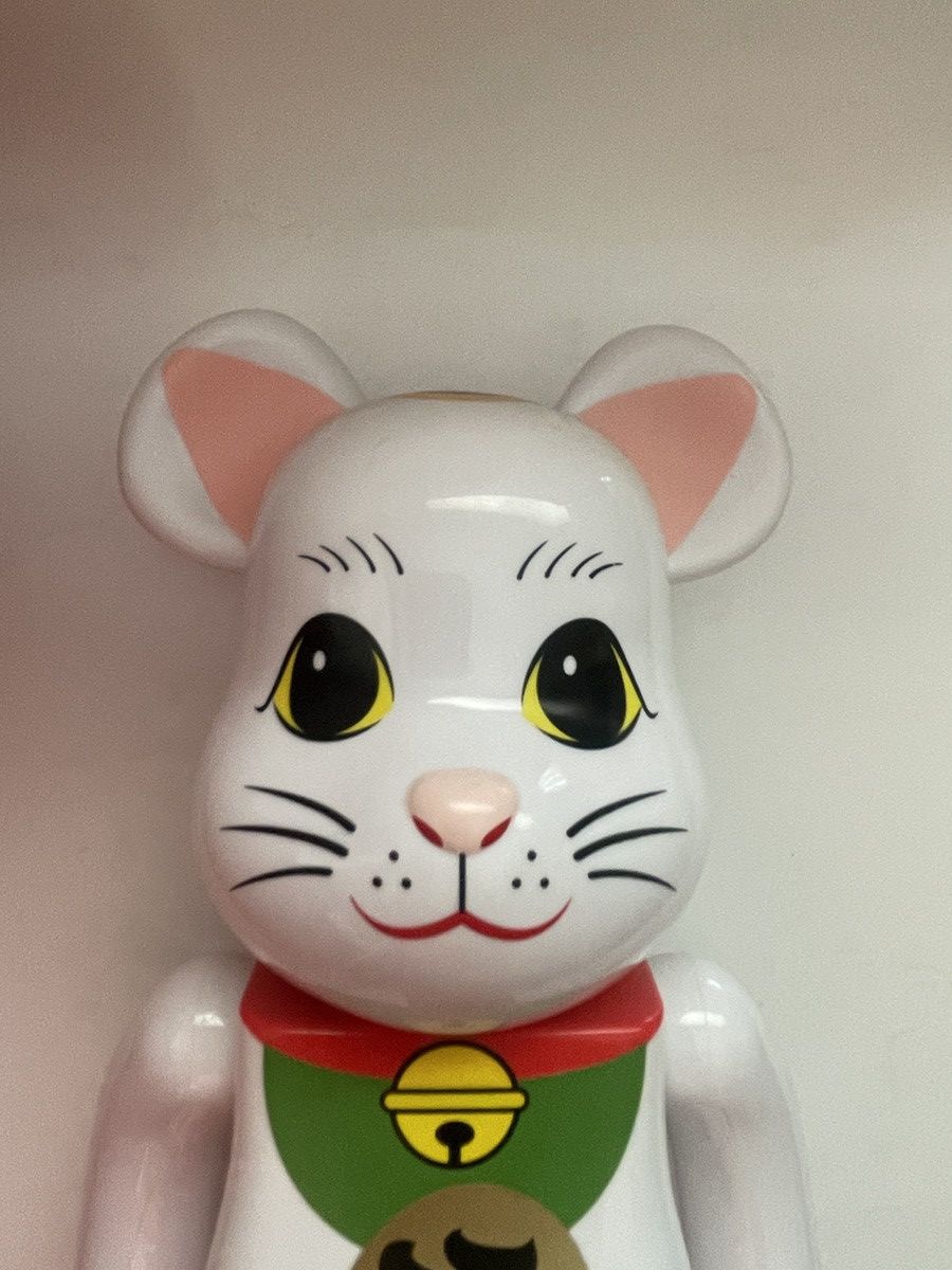 Medicom Toy bearbrick 400% lucky cat white 2012 japan medicom toy Size ONE SIZE - 6 Thumbnail