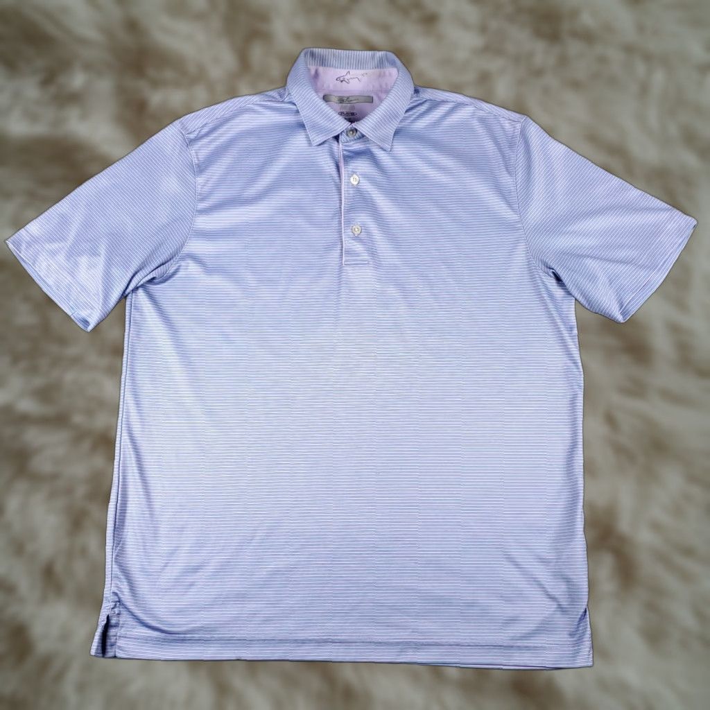 Vintage Greg Norman Shirt Mens Medium Red Polo Golf Casual Short Sleeve Shark Logo Button Size US M / EU 48-50 / 2 - 1 Thumbnail