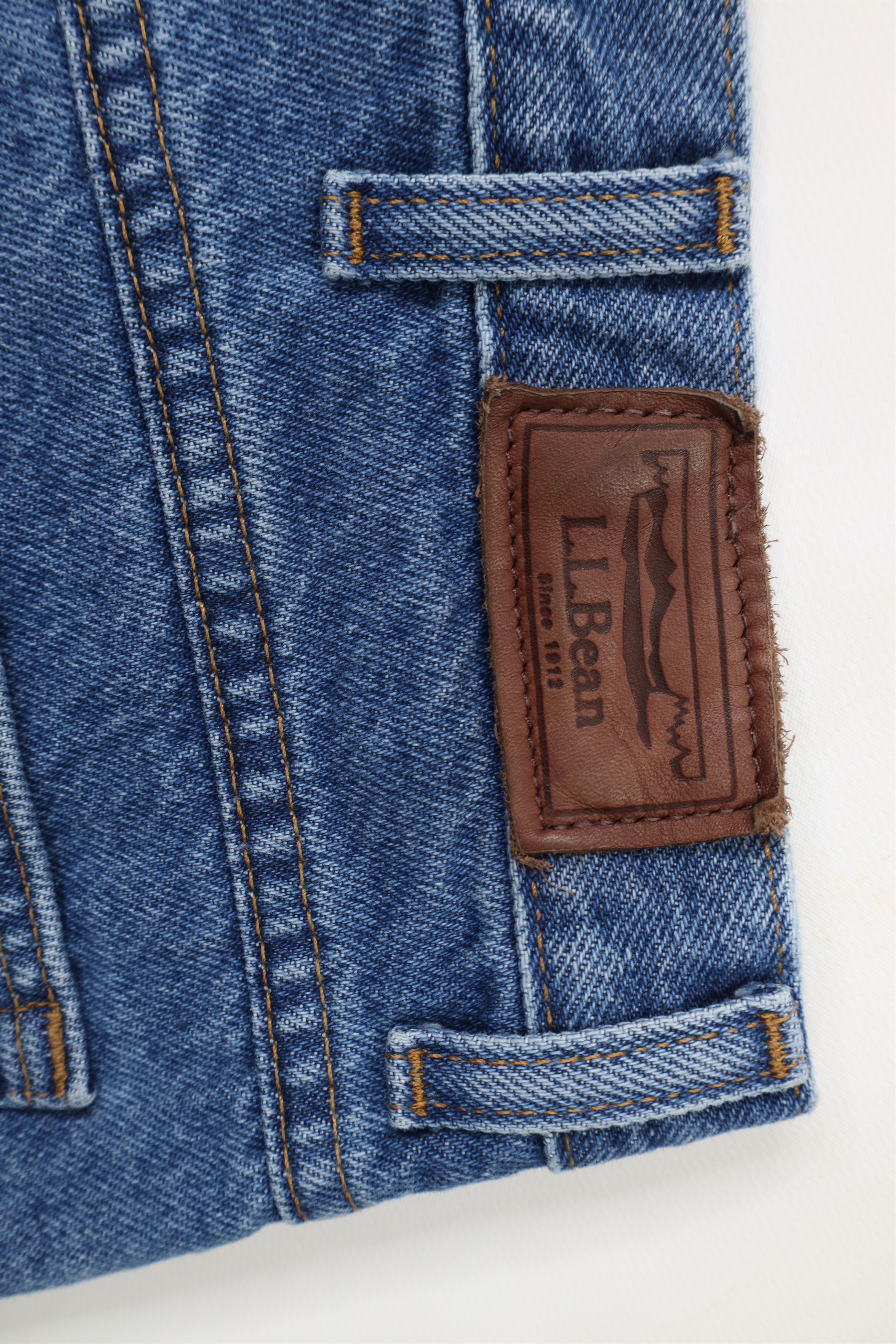 L.L. Bean × Vintage Vintage LL Bean Flannel Lined Classic Fit Denim Jeans Blue Size US 36 / EU 52 - 10 Thumbnail