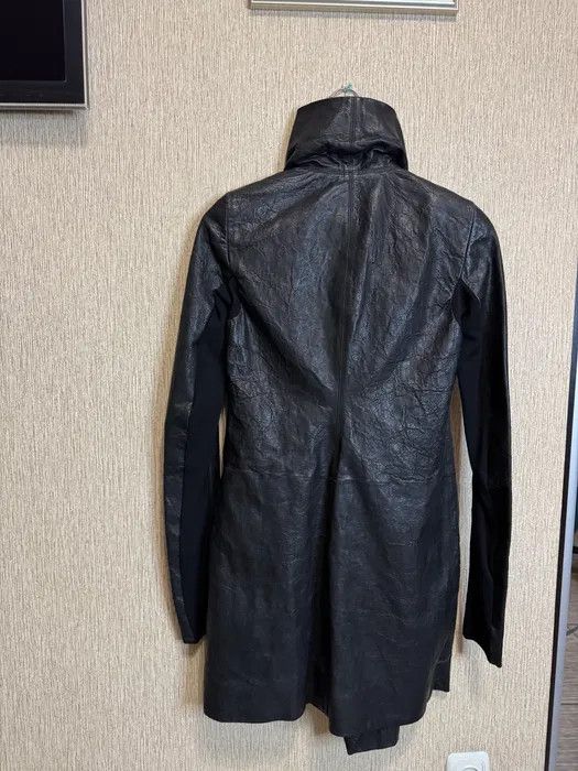 Rick Owens RICK OWENS LEATHER COAT Size US XS / EU 42 / 0 - 5 Thumbnail