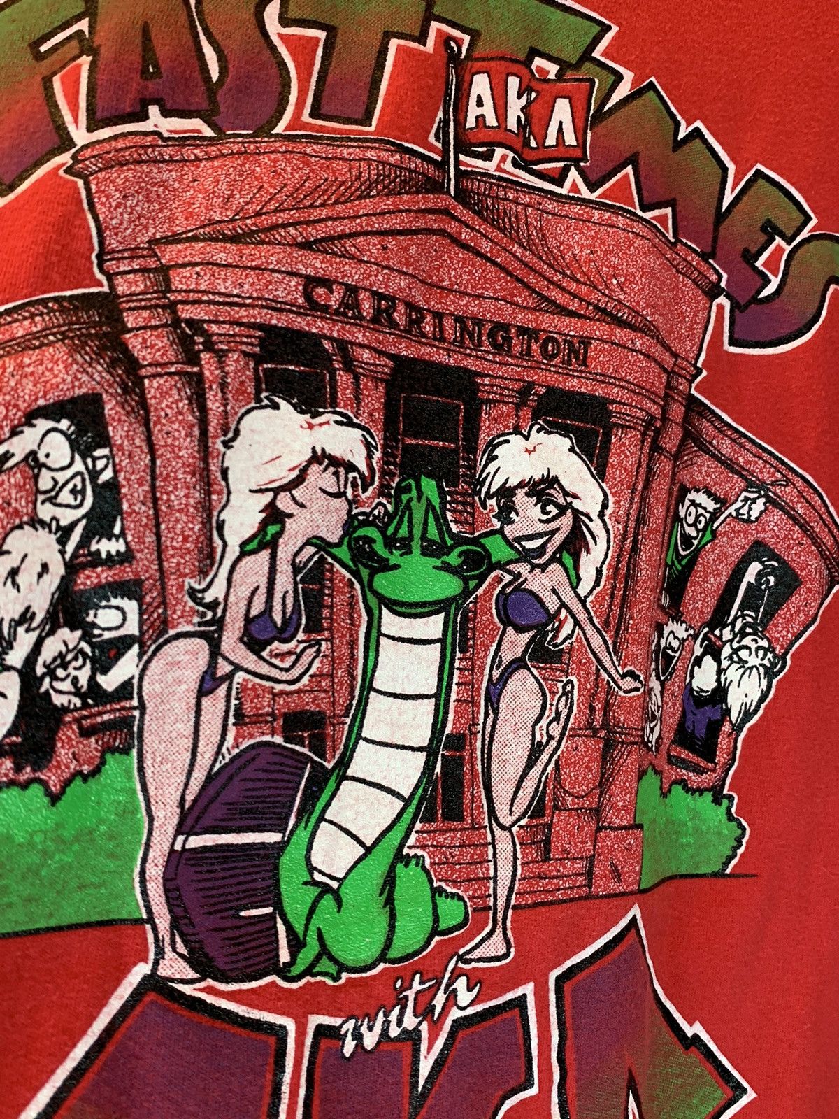 Vintage *RARE* Vintage Fast Times With AKA Alpha Kappa Alpha T-Shirt Size US XL / EU 56 / 4 - 7 Thumbnail