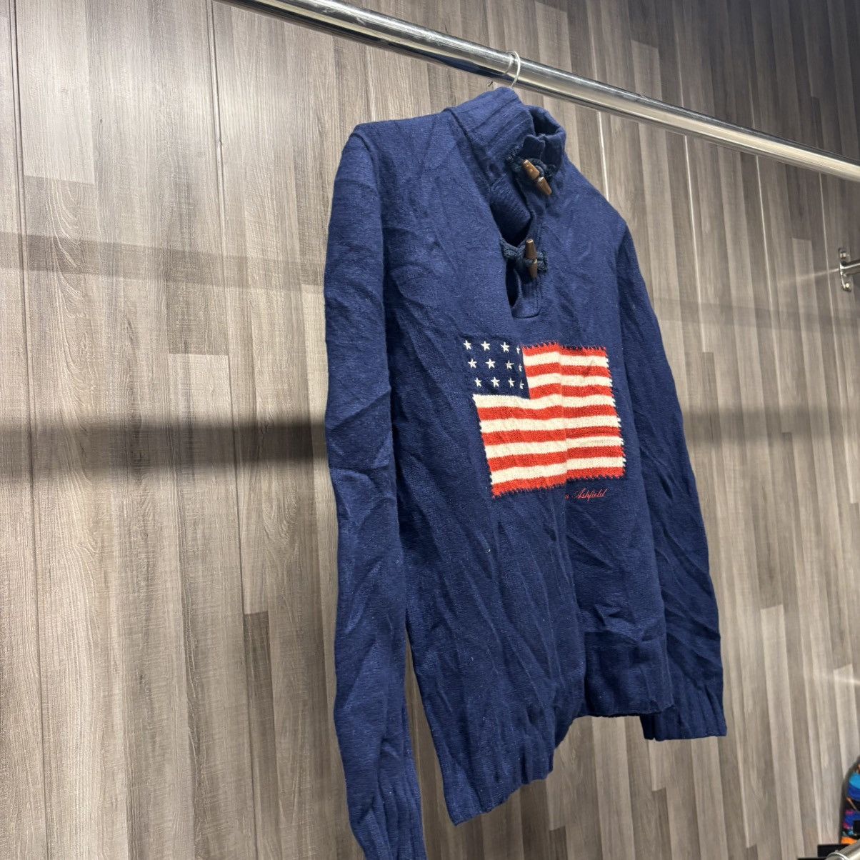 Polo Ralph Lauren Polo Ralph Lauren American Flag Sweater Size US M / EU 48-50 / 2 - 2 Thumbnail