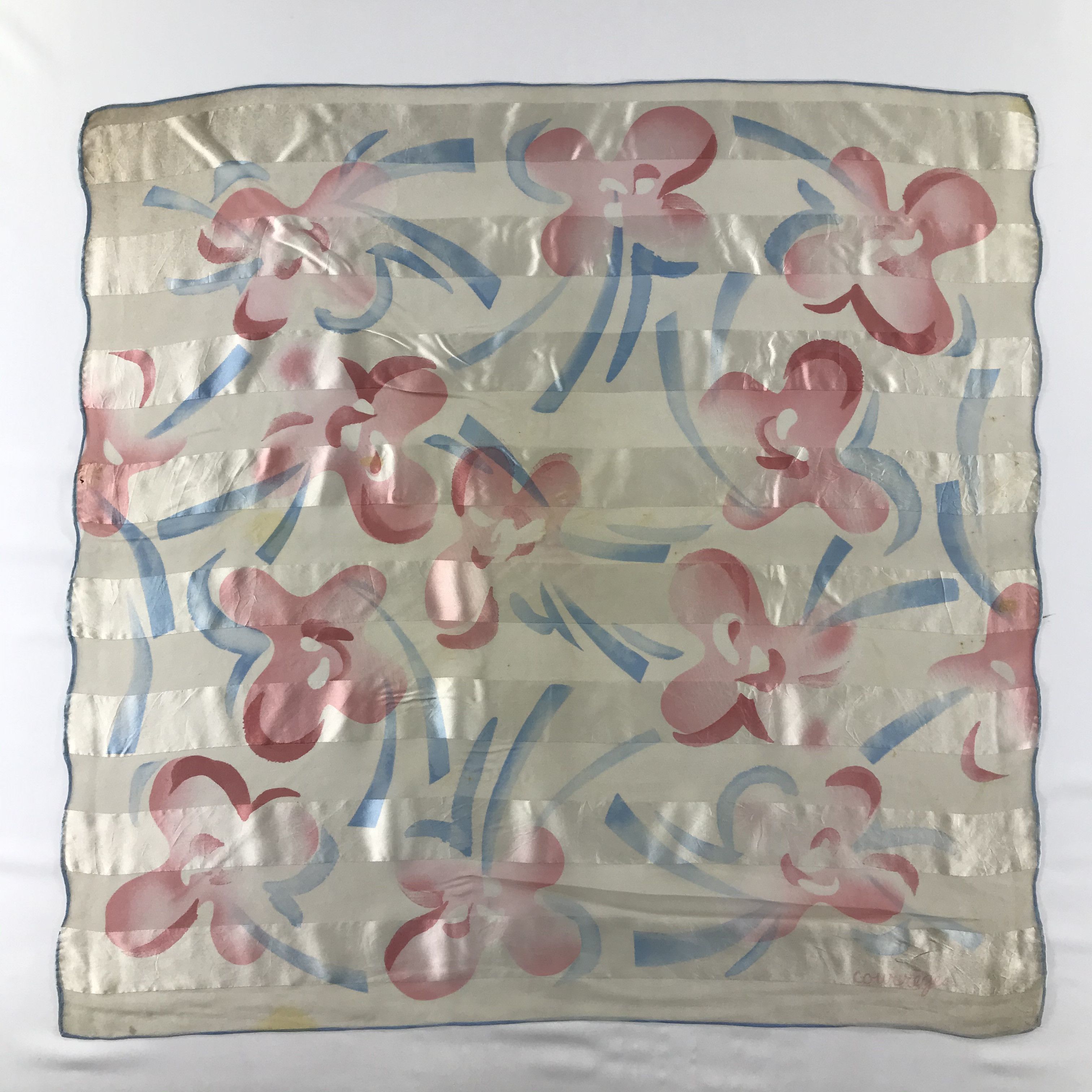 Courreges Vintage Courreges Silk Scarf Size ONE SIZE - 2 Thumbnail