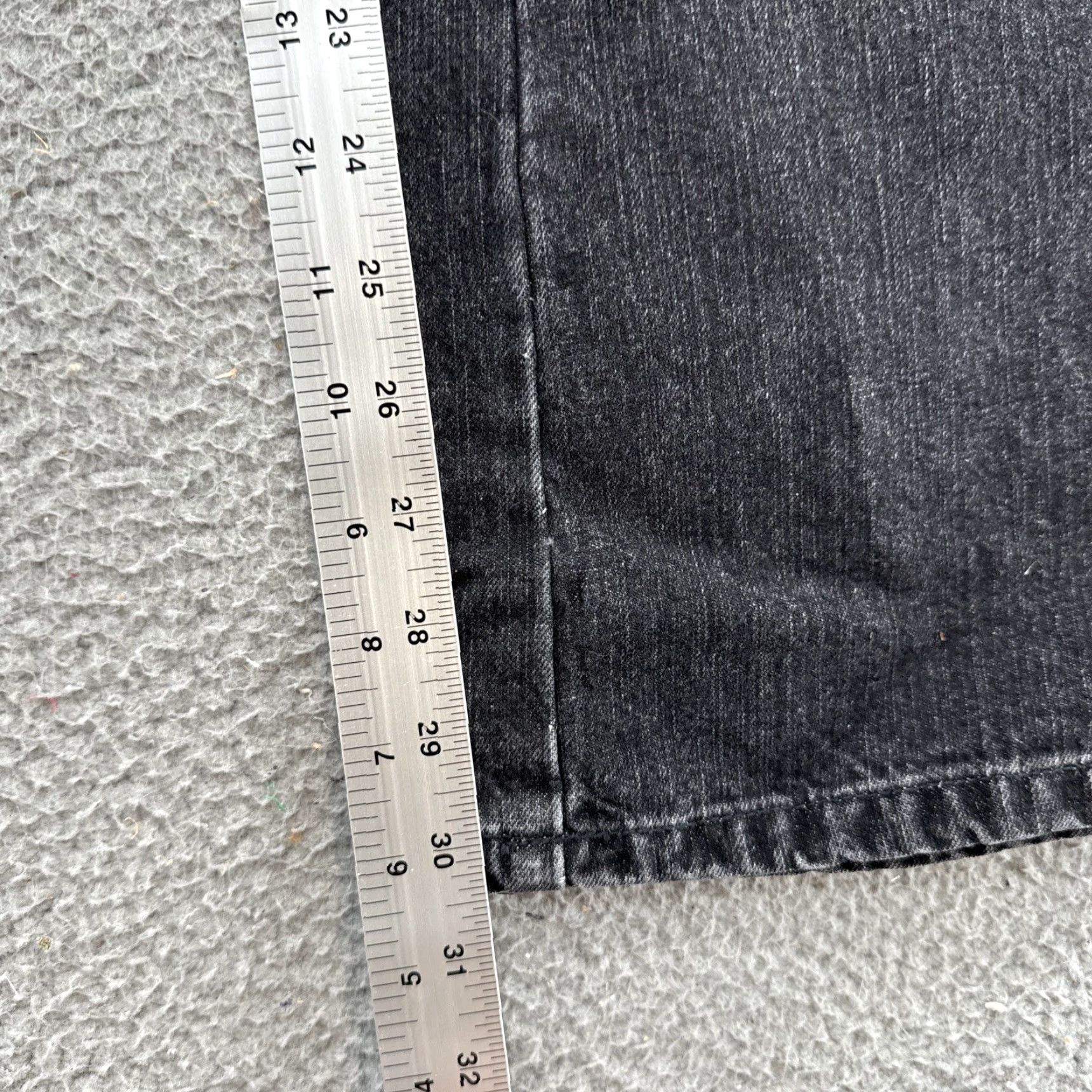 Vintage VINTAGE B.U.M. Equipment Jeans Women’s Junior Size 7 Black Denim 100% Cotton Straight Leg High Rise 90s Pockets Womens Size 28" / US 6 / IT 42 - 7 Thumbnail