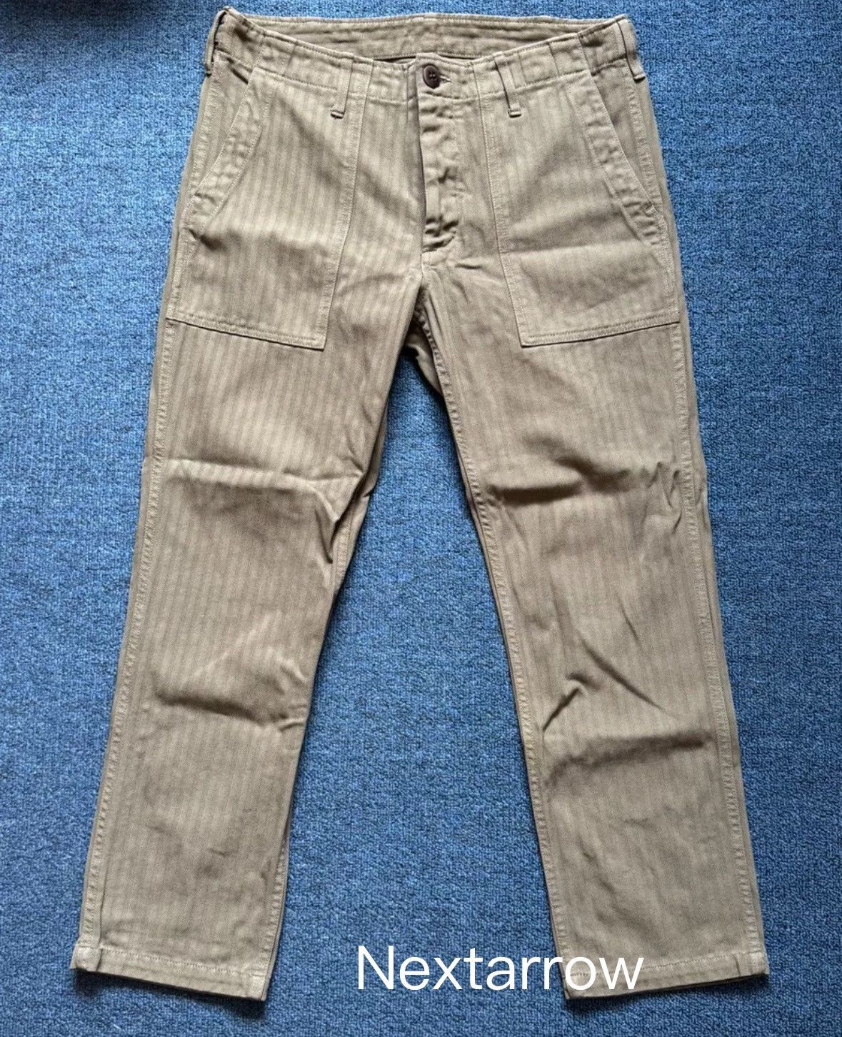パンツ visvim HW DRILL MIL PANTS (HERRINGBONE) FW18 Drill Mil Pants (Herringbone) – Overdye visvim HW DRILL MIL