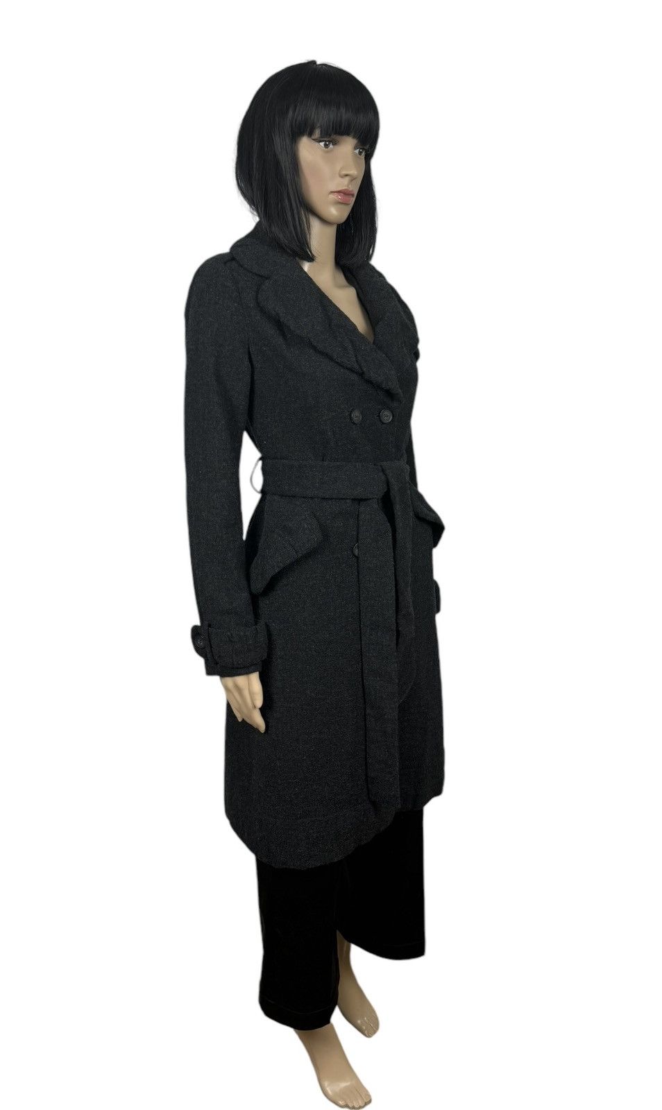 Allsaints AllSaints Wool Overcoat Belted size 6 Size XS / US 0-2 / IT 36-38 - 5 Thumbnail