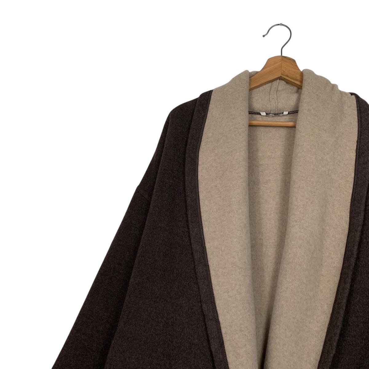 Laura Biagiotti Risposte By Laura Biagiotti Buttonless Overcoat Size M / US 6-8 / IT 42-44 - 6 Thumbnail