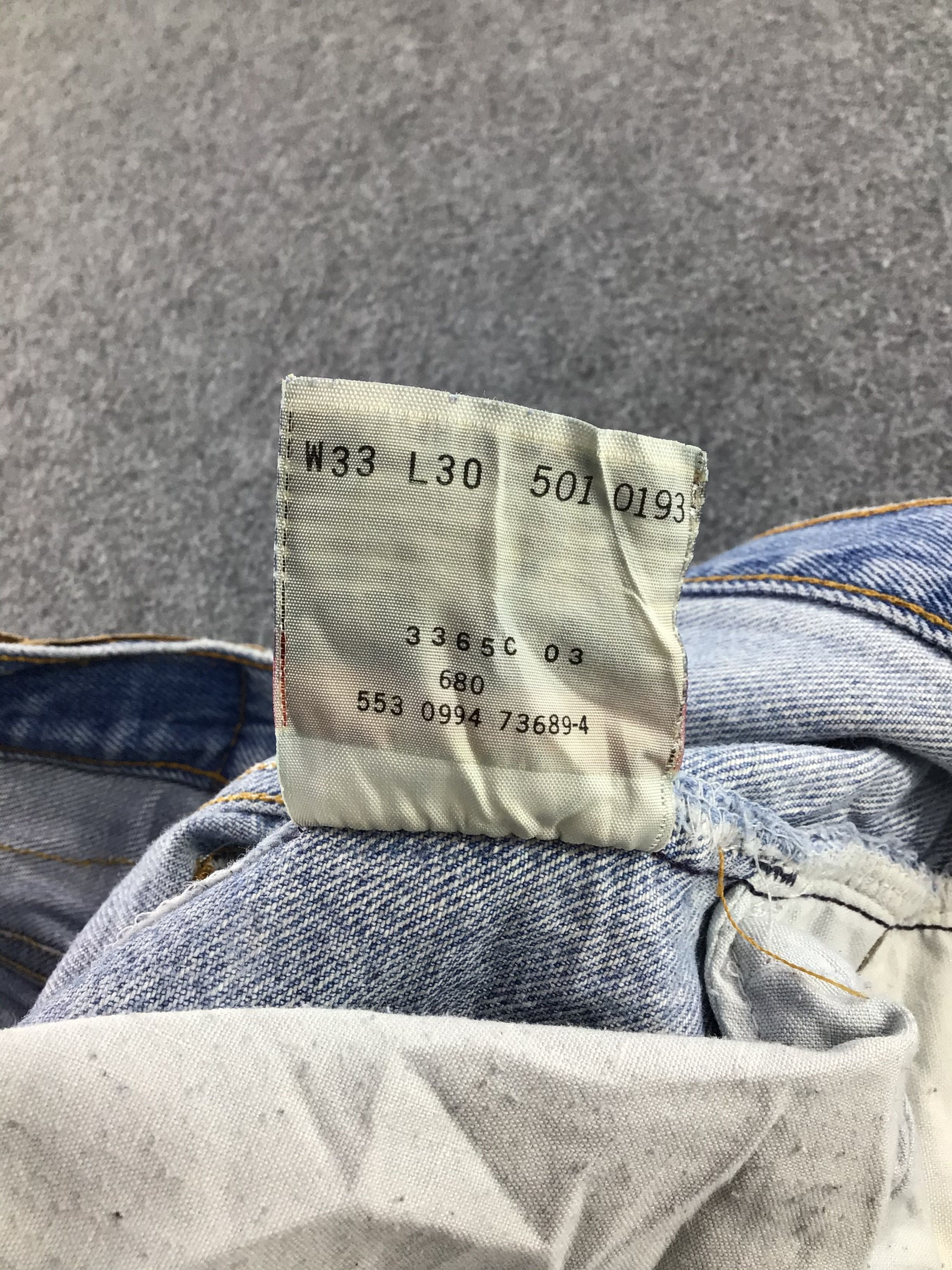 Levi's × Vintage Vintage 90s Levis 501 Jeans-JM271 Size US 32 / EU 48 - 12 Thumbnail