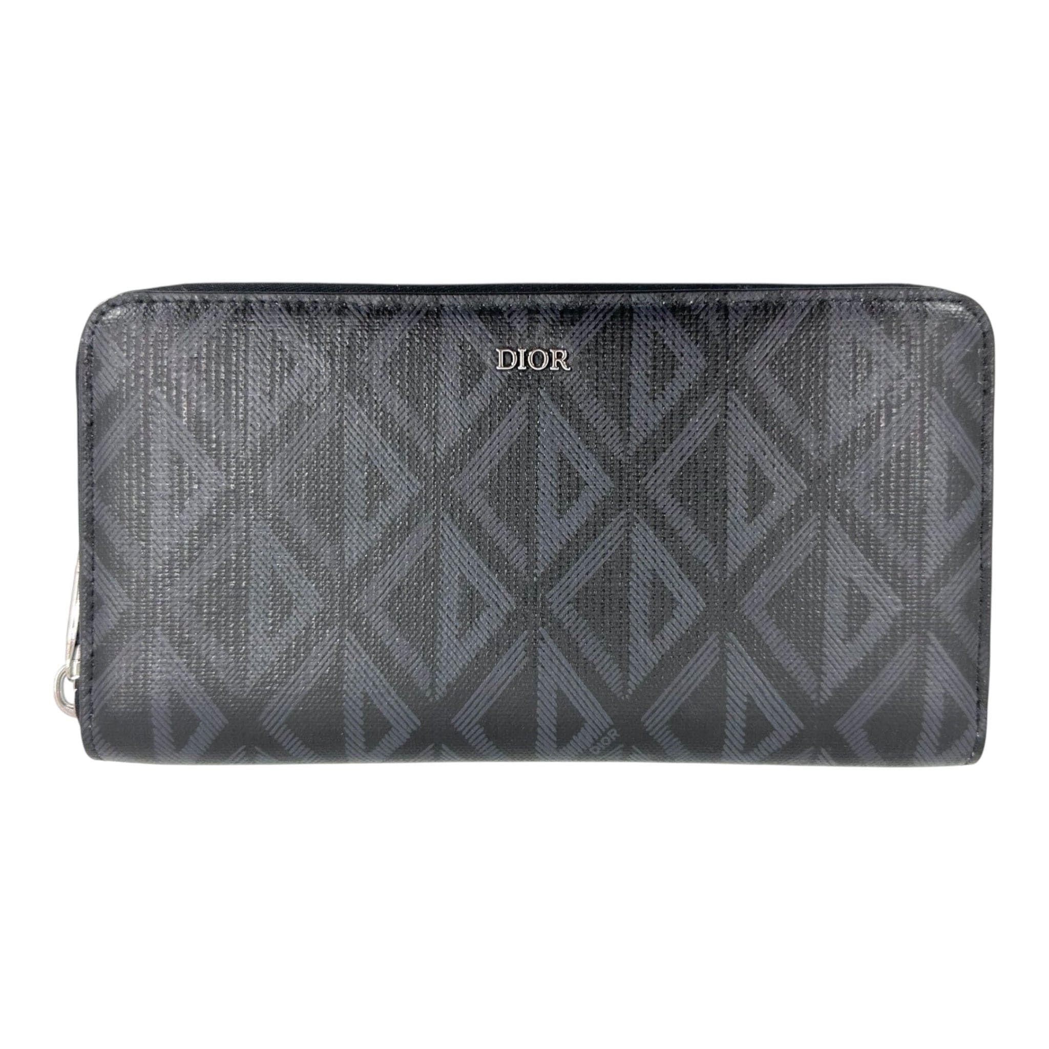Dior Dior Cd Logo Long Zip Wallet Noir Size ONE SIZE - 1 Thumbnail