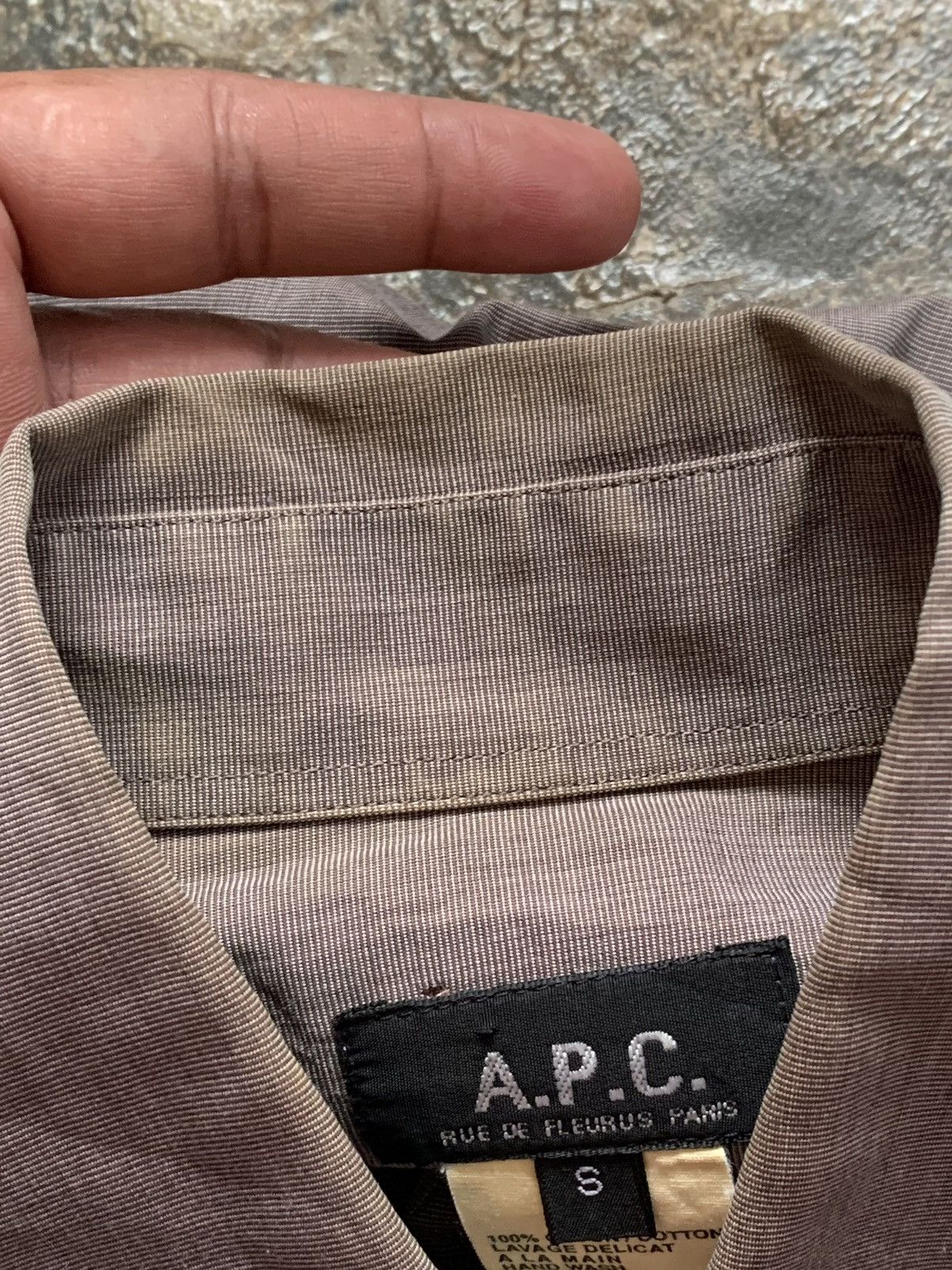 A.P.C. Vintage double pocket shirt Size US S / EU 44-46 / 1 - 4 Thumbnail