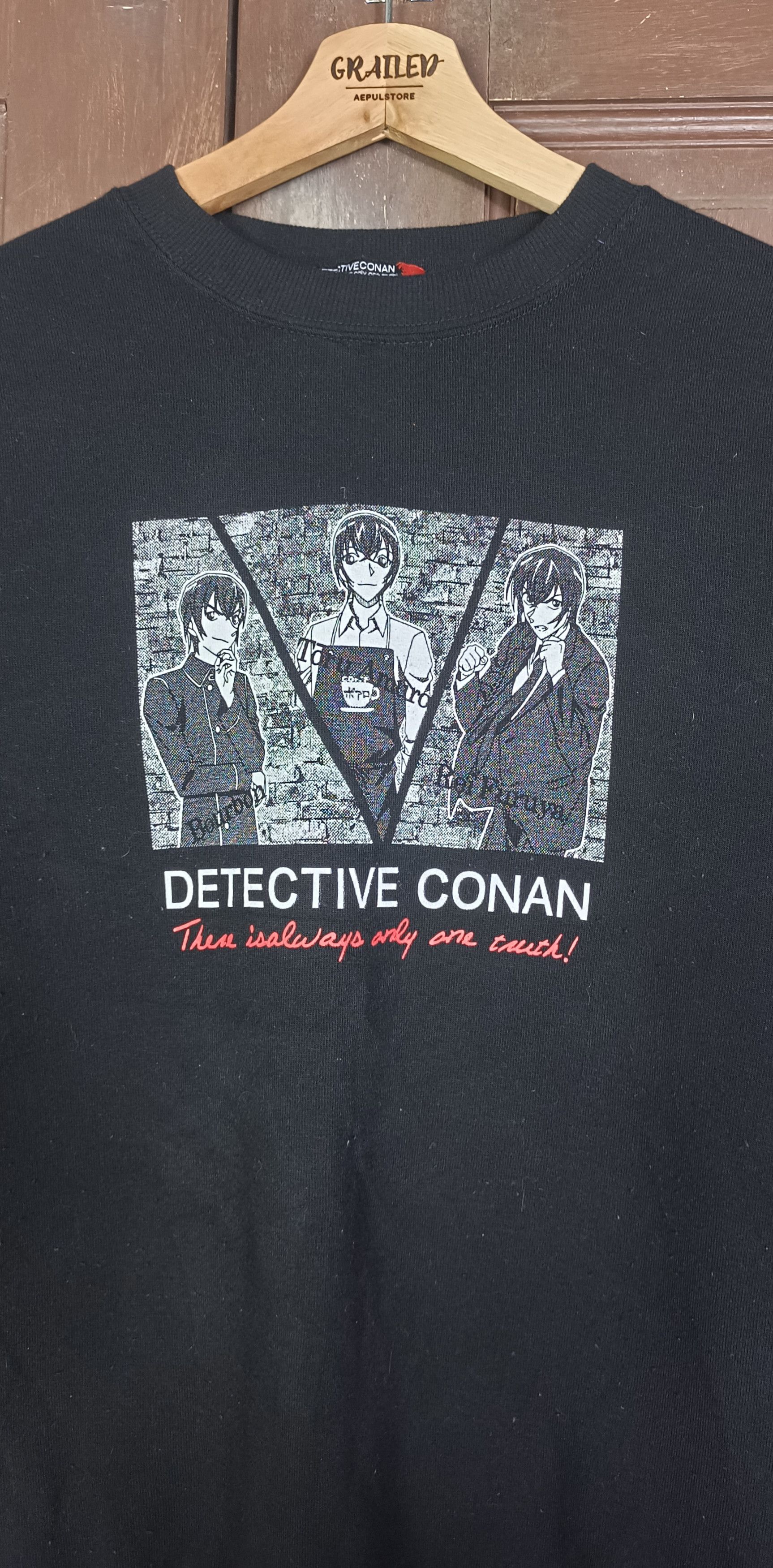 Anime × Japanese Brand × Vintage Vintage💥 Detective Conan There is always only one truth Size US L / EU 52-54 / 3 - 3 Thumbnail