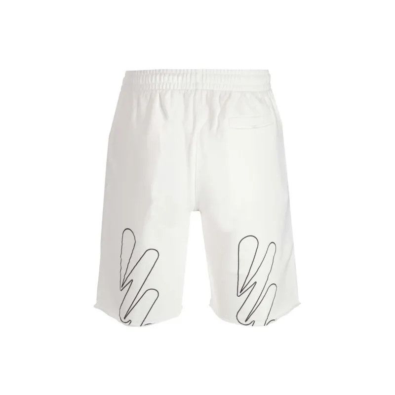 Off-White o1gr1nt0125 Wave Outl Diag Short in White Size US 28 / EU 44 - 2 Thumbnail