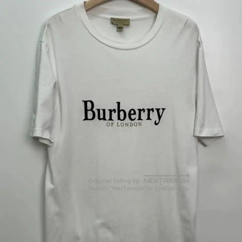 Burberry Burberry White Cotton Short Sleeve T-Shirt. Size XS / US 0-2 / IT 36-38 - 1 Thumbnail