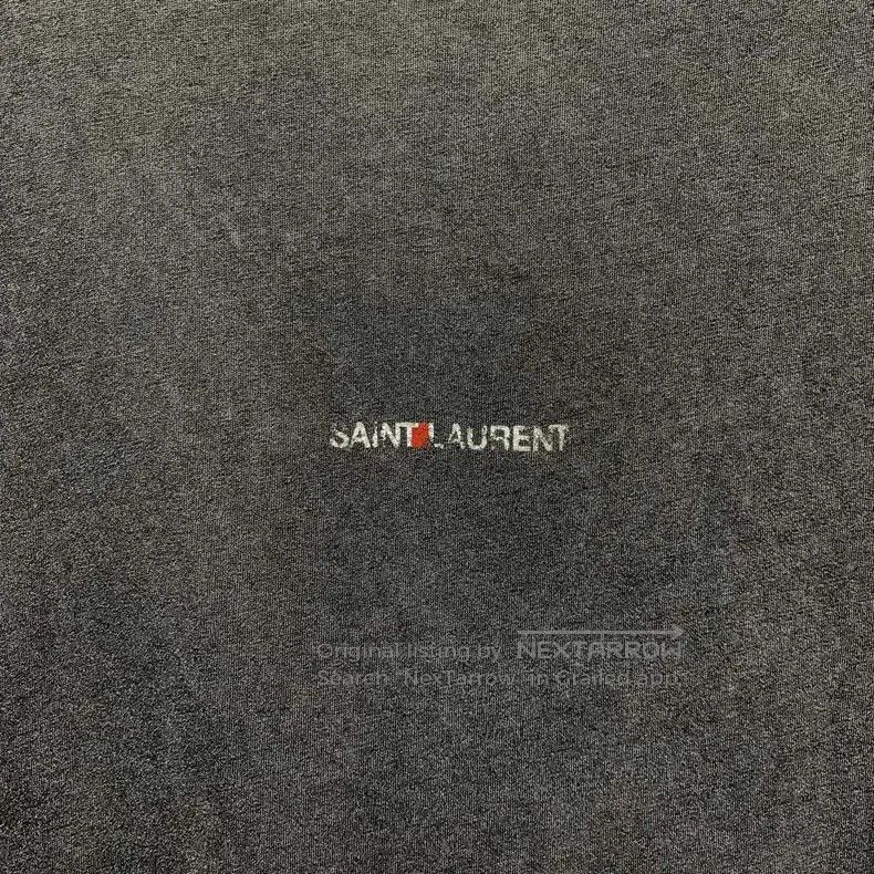 Saint Laurent Paris Saint Laurent Paris Washed Distressed Letter Print Short S Size US L / EU 52-54 / 3 - 4 Thumbnail