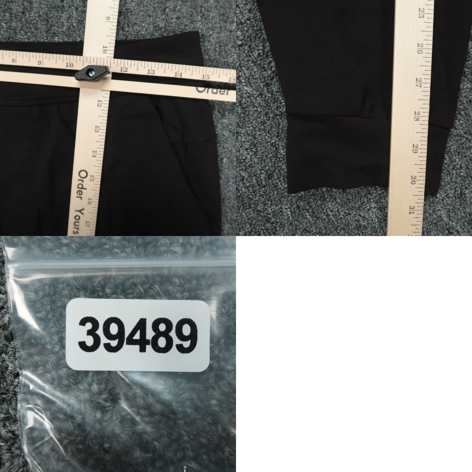 Lululemon Lululemon Pants Mens Medium Black Intent Jogger Zip Pocket Stretch Tapered Regular Inseam 30 in Size US 31 - 8 Thumbnail