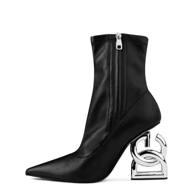Dolce & Gabbana o1g2r1mq1024 Dg Ankle Boots in Black Size US 8 / IT 38 - 2 Thumbnail