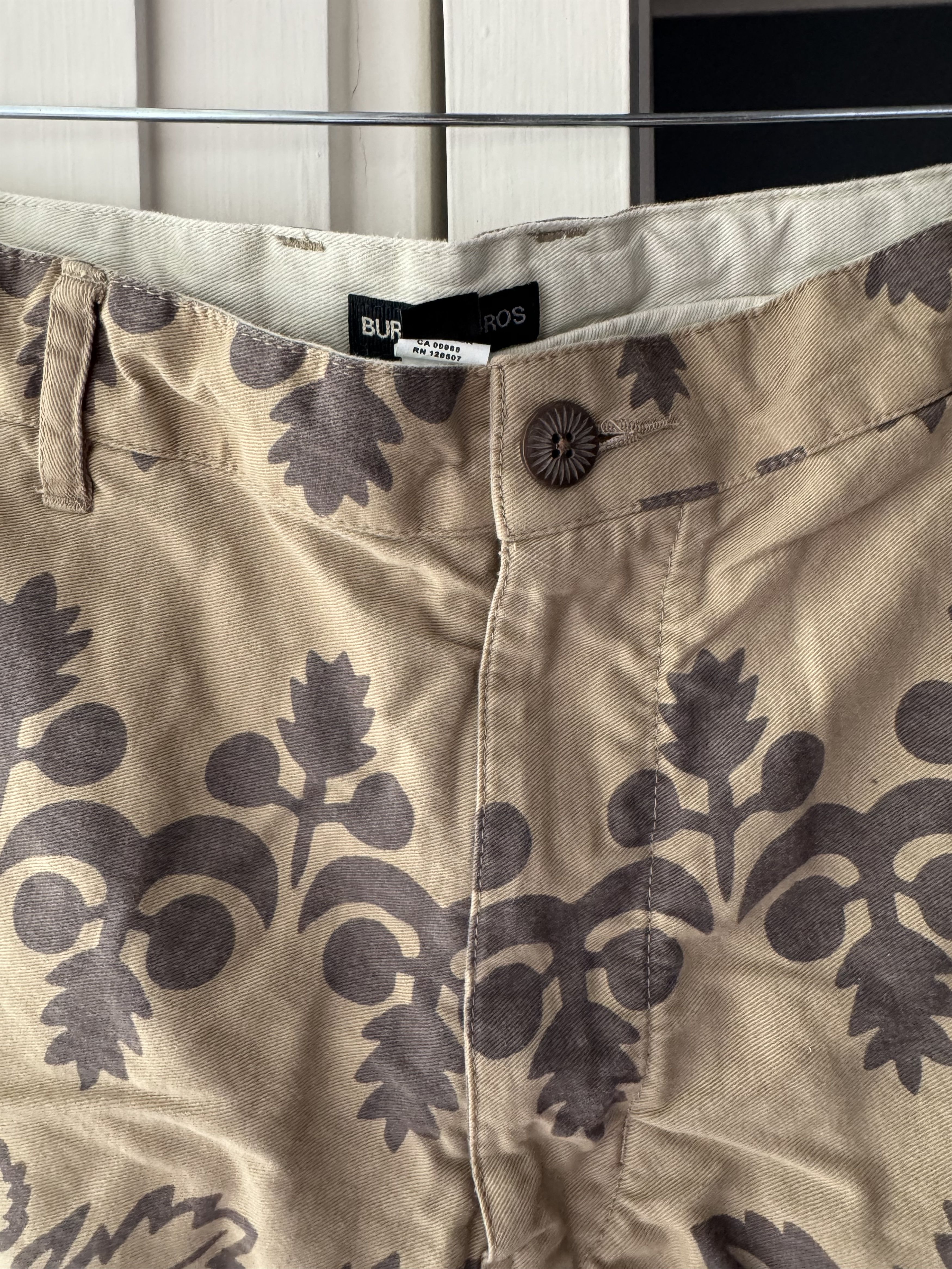 Burkman Bros Print Shorts Size US 36 / EU 52 - 3 Thumbnail