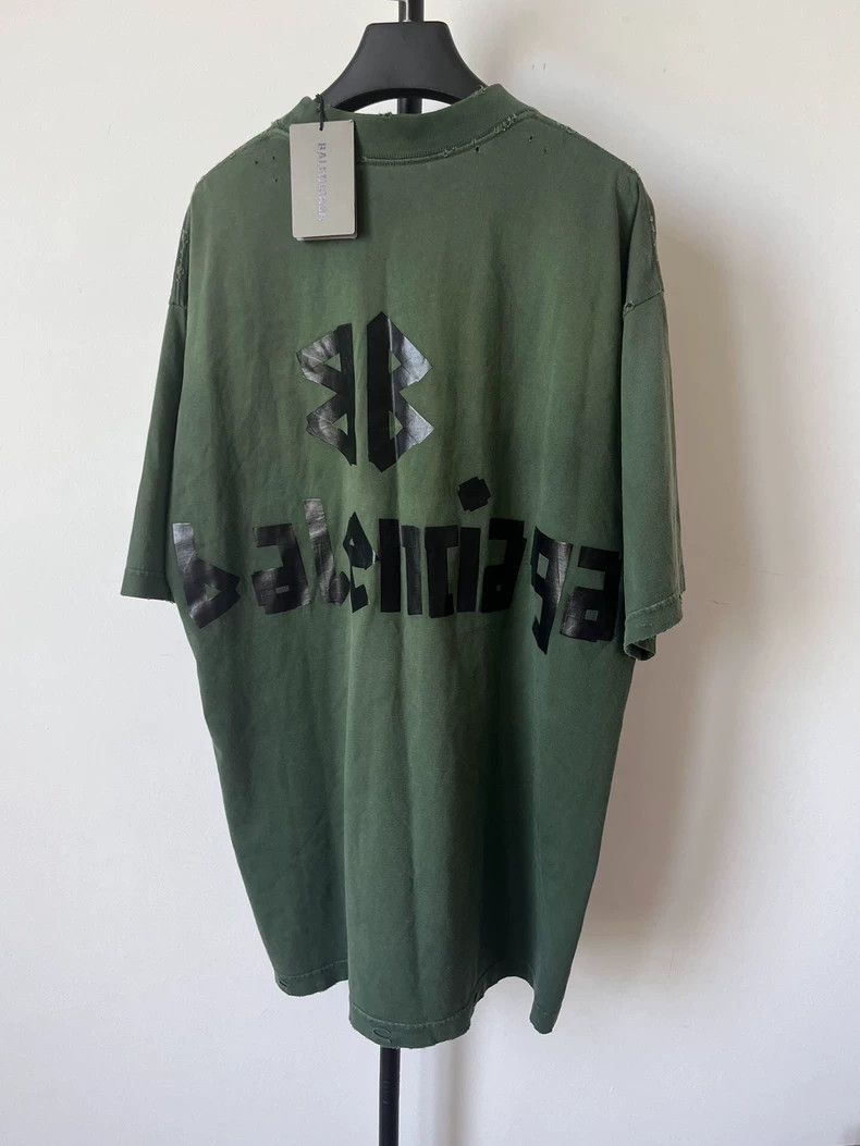 Balenciaga Balenciaga Logo printed Jersey crewneck T-shirt Size US XS / EU 42 / 0 - 2 Thumbnail