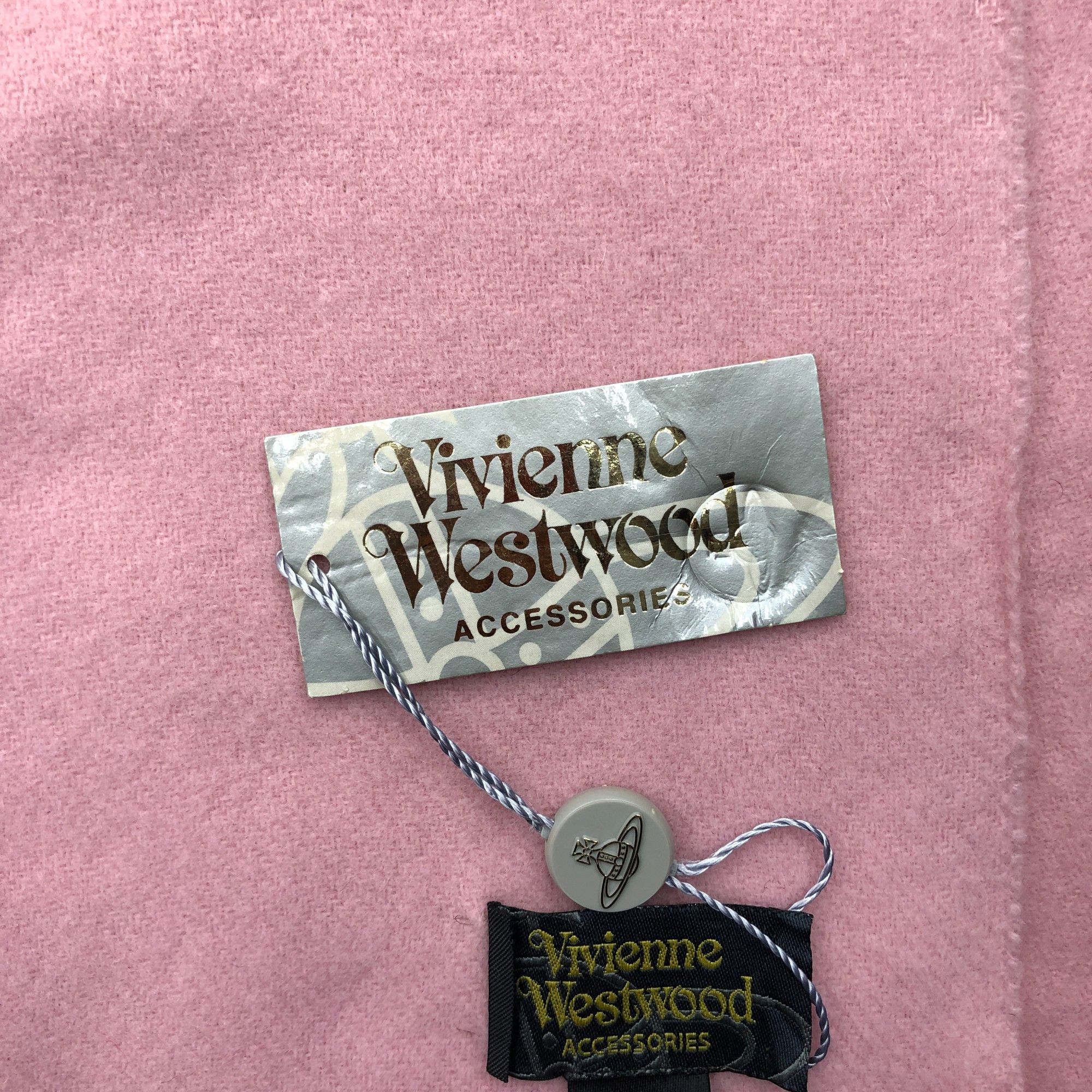 Japanese Brand NWT Vintage Vivienne Westwood Scarf Orbs Wool Neck Scarves Size ONE SIZE - 6 Thumbnail