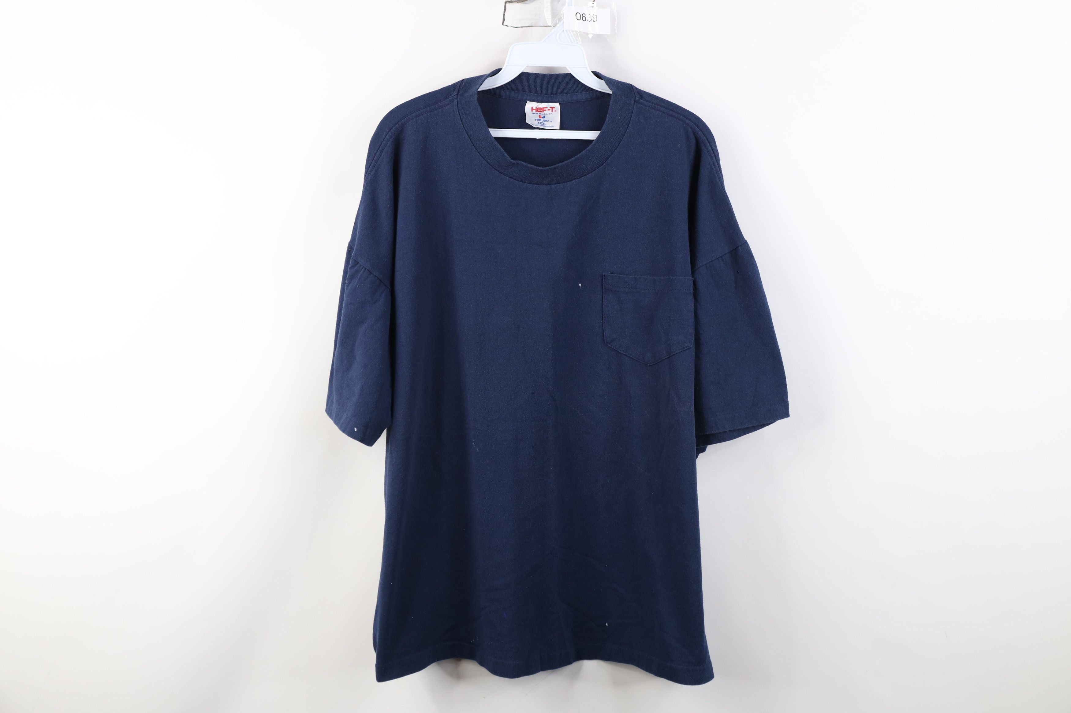 Vintage Vintage 90s Streetwear Blank Pocket Short Sleeve T-Shirt USA Size US XXL / EU 58 / 5 - 1 Thumbnail
