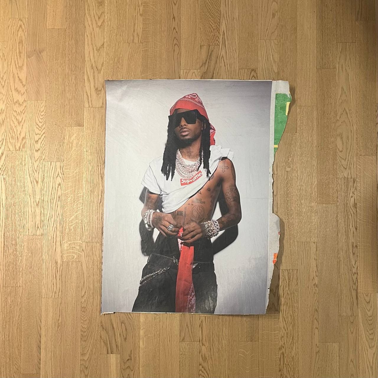 Playboi Carti PLAYBOI CARTI X SUPREME POSTER | Grailed