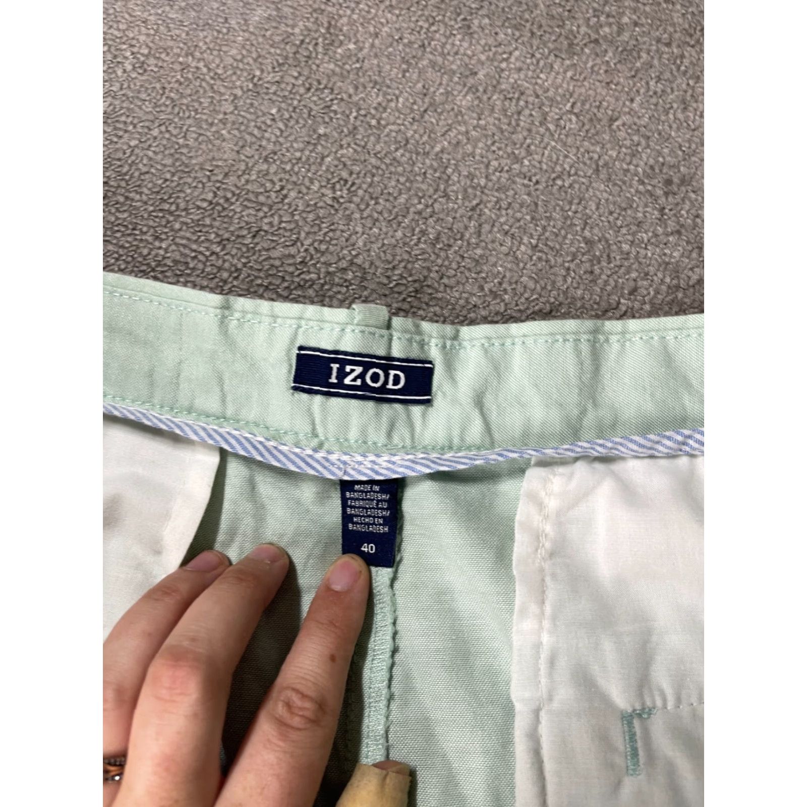 Izod Izod Shorts Mens Size 40 Mint Green Size US 40 / EU 56 - 4 Thumbnail