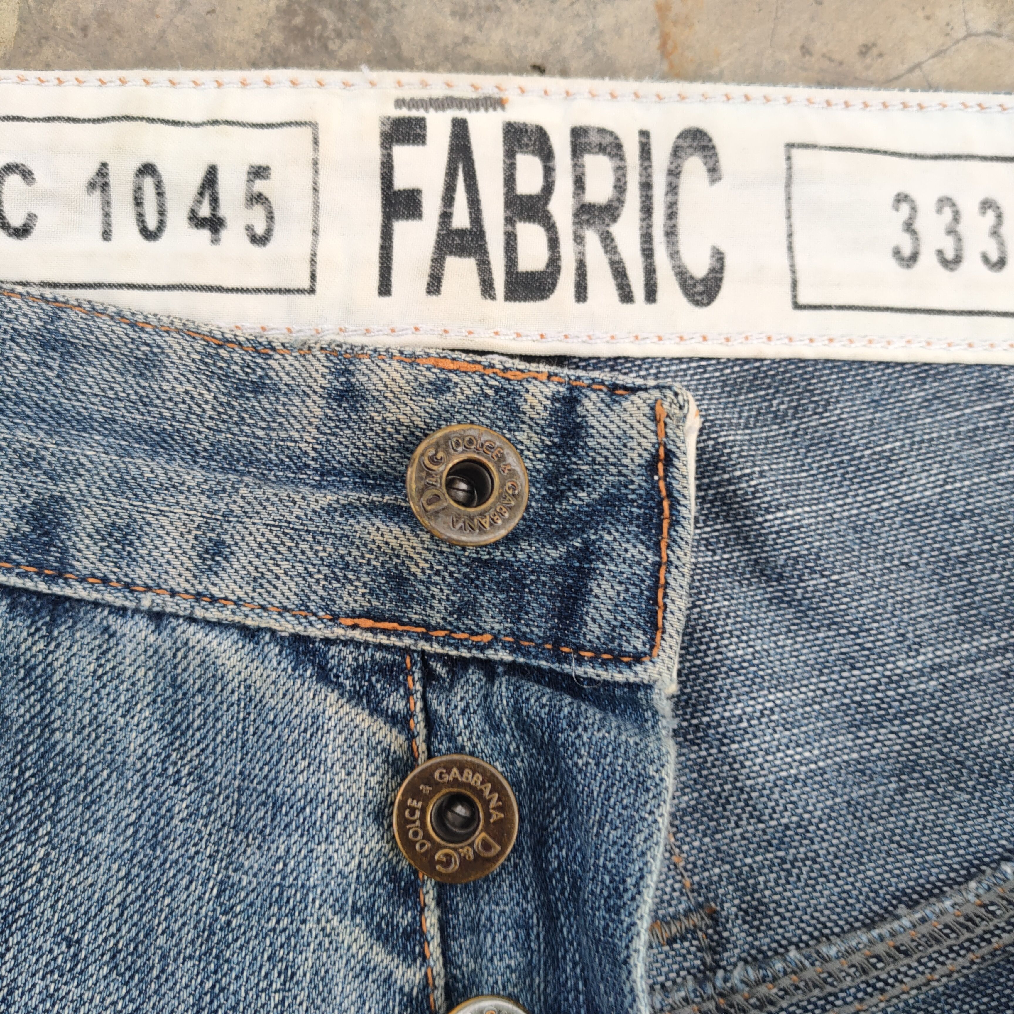 Jean VINTAGE DOLCE.&GABANA FADED DISTRESSED JEANS DENIM PANTS Size US 34 / EU 50 - 7 Thumbnail