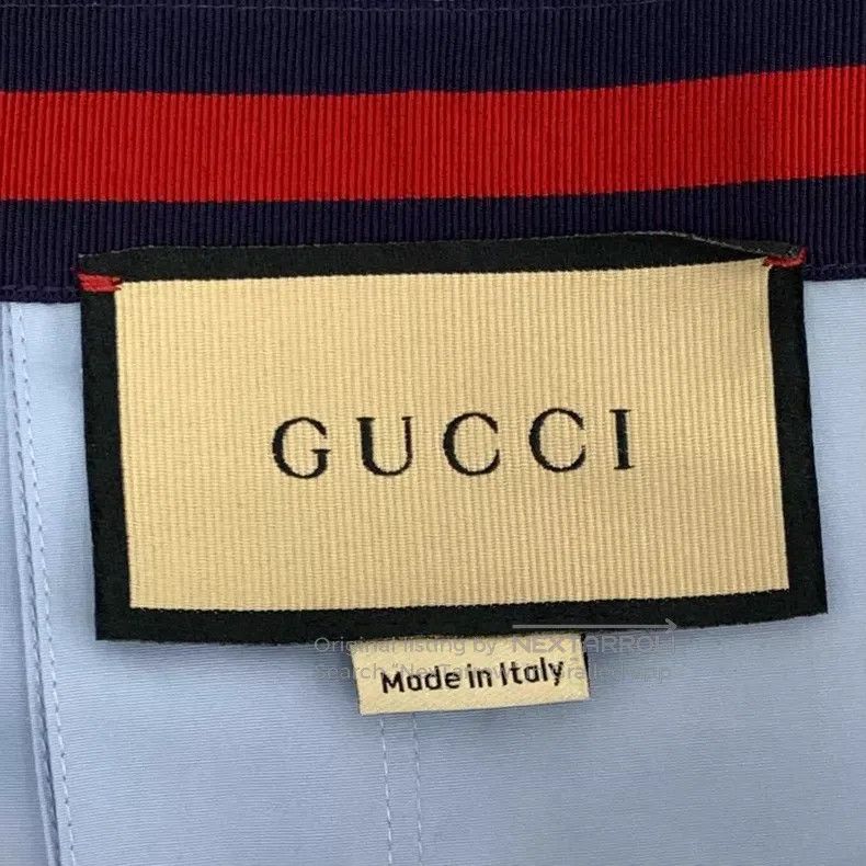 Gucci Gucci Sky blue striped webbing cotton pleated skirt Size 26" / US 2 / IT 38 - 5 Thumbnail