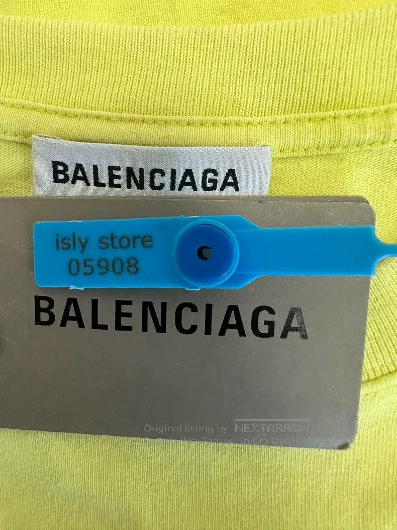 Balenciaga Balenciaga Letter print round neck casual short-sleeve reg Size US XS / EU 42 / 0 - 4 Thumbnail