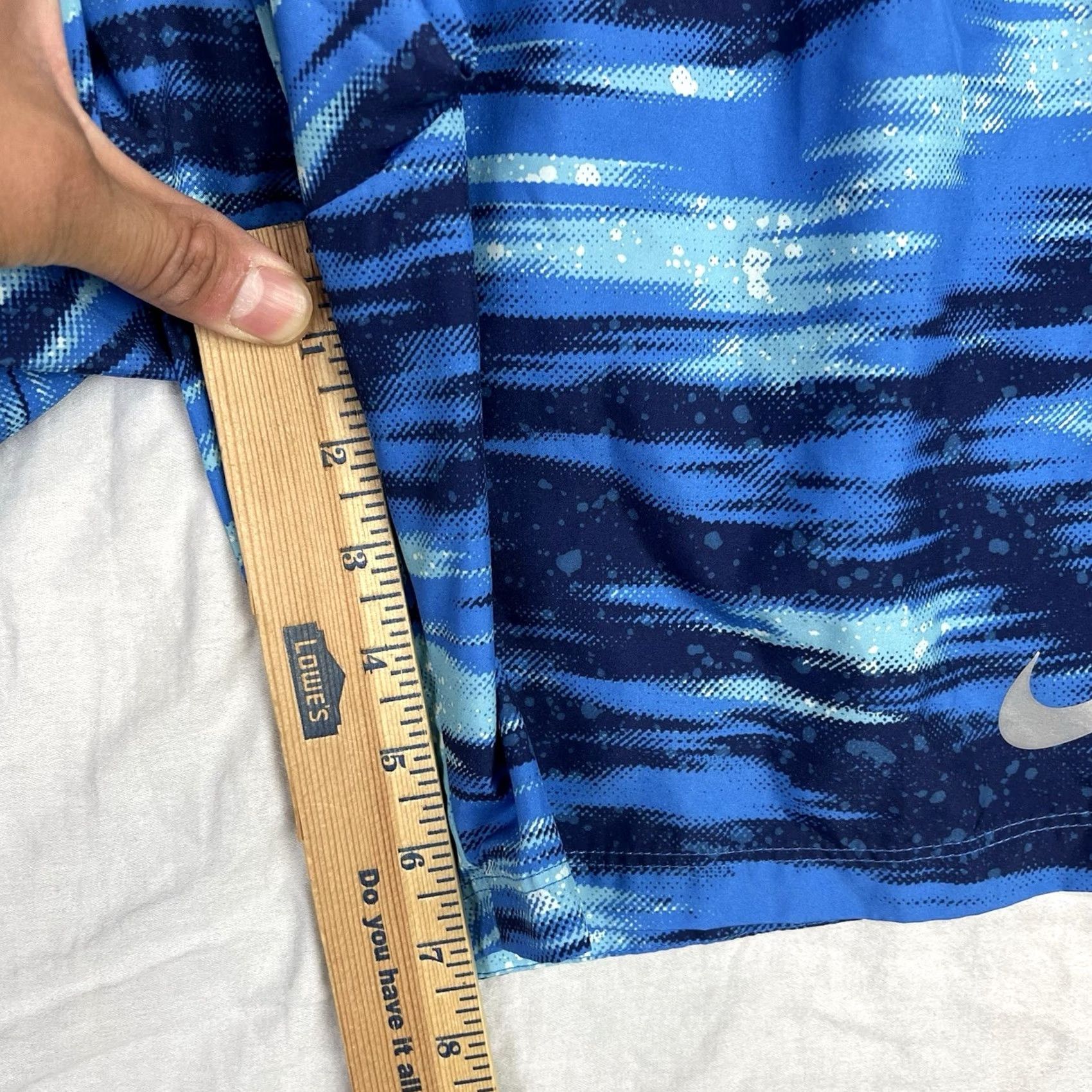 Nike Nike Swim Shorts Mens Large Blue Dri Fit Lined Swimming Beach Surfing Swim Size US 33 - 7 Thumbnail