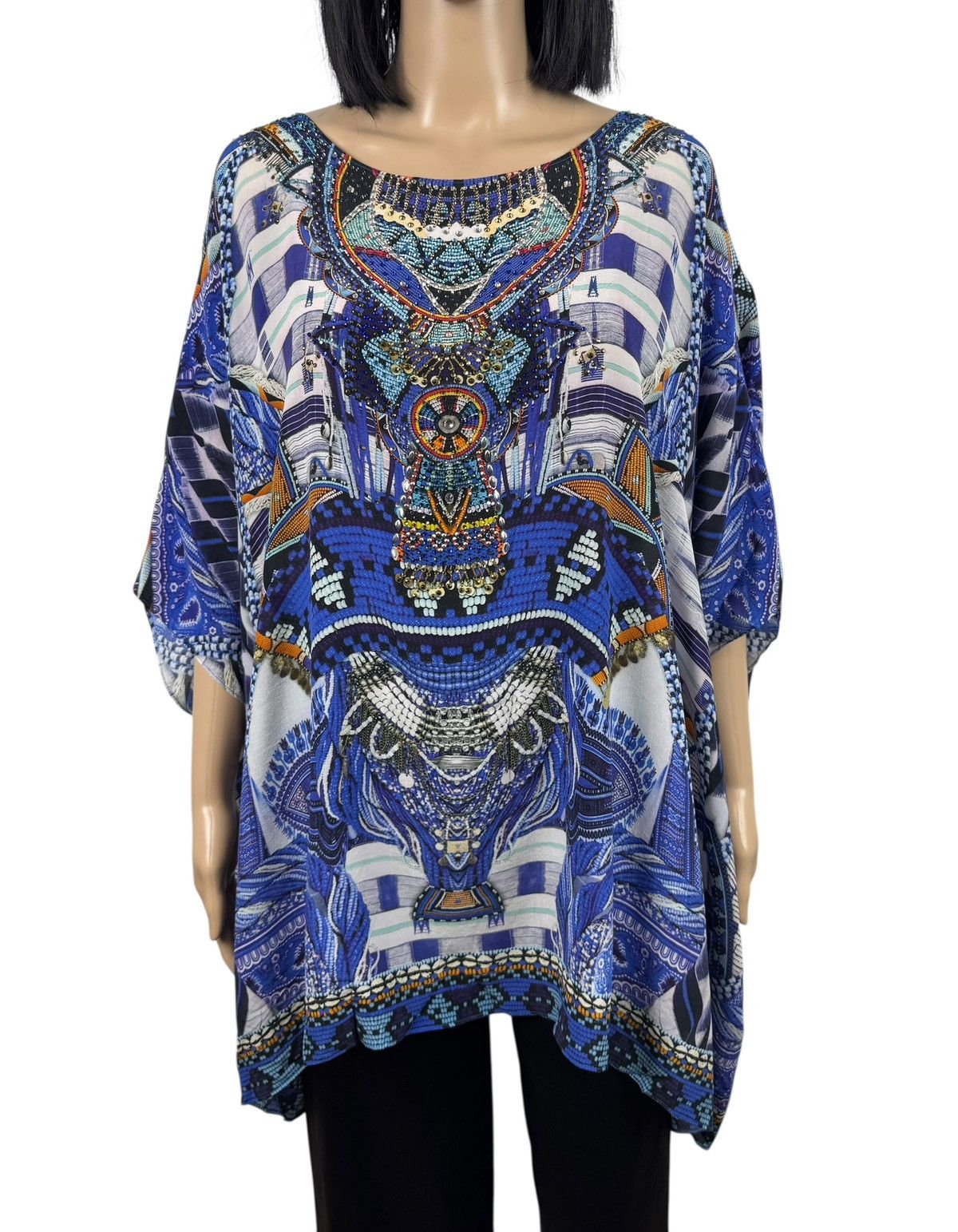 CAMILLA Camilla Silk Printed Tunic Emblished One Size Size ONE SIZE - 2 Thumbnail