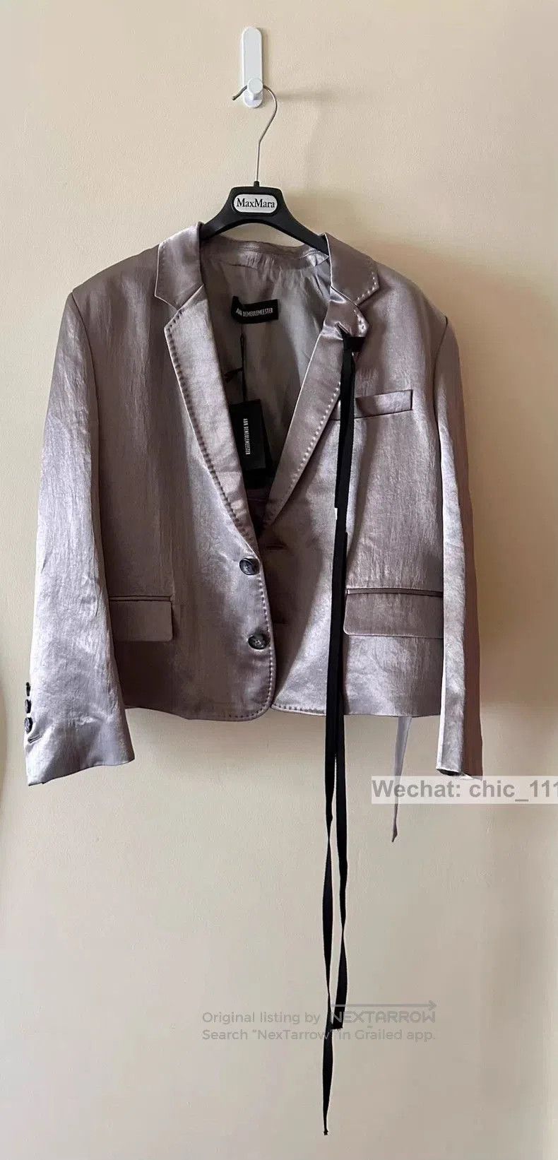 Ann Demeulemeester Ann Demeulemeester Purple Blazer. Size US XL / EU 56 / 4 - 4 Thumbnail