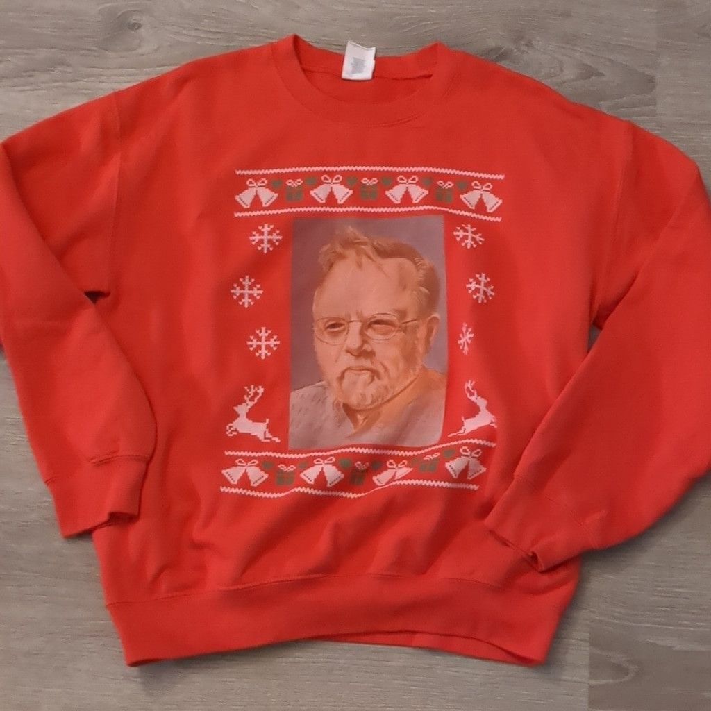 Gildan Gildan red ugly Christmas sweater size medium Size US M / EU 48-50 / 2 - 1 Thumbnail