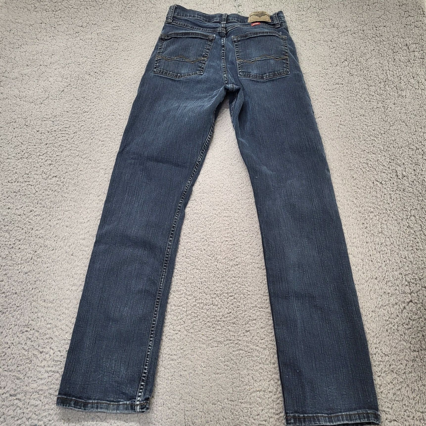 Wrangler Wrangler Jeans Mens Size 30x32 Five Star Premium Straight Fit Stonewash College Denim Blue 5-Pocket Mens Regular Size US 30 / EU 46 - 4 Thumbnail