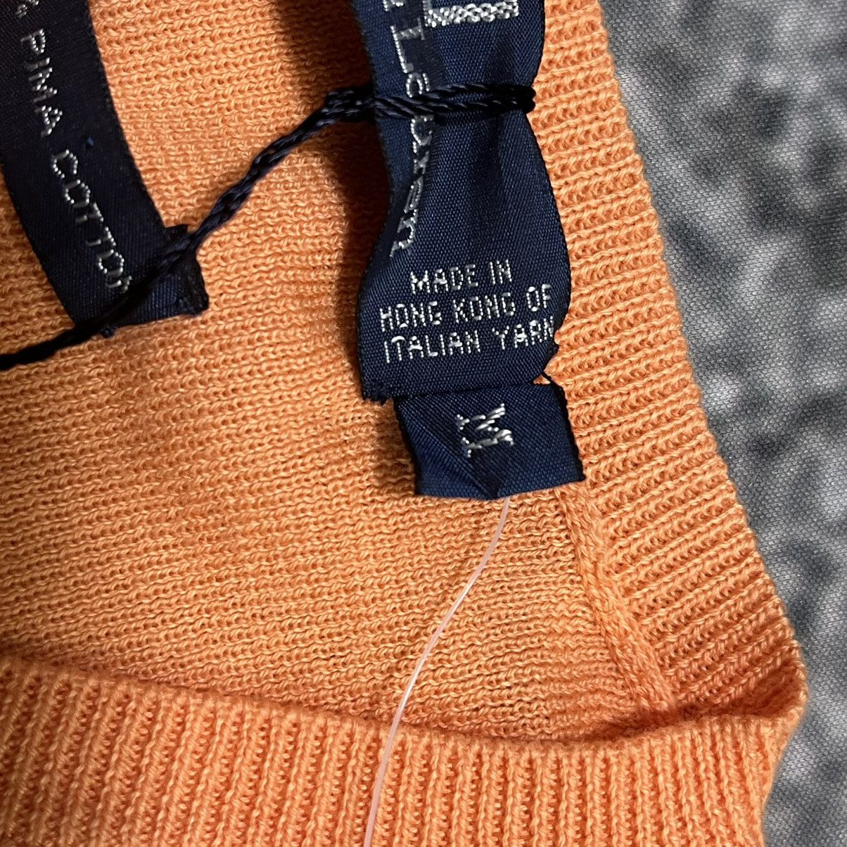 Polo Ralph Lauren Polo Ralph Lauren Orange Small Pony Pima Cotton Sweater NEW Size US M / EU 48-50 / 2 - 7 Thumbnail