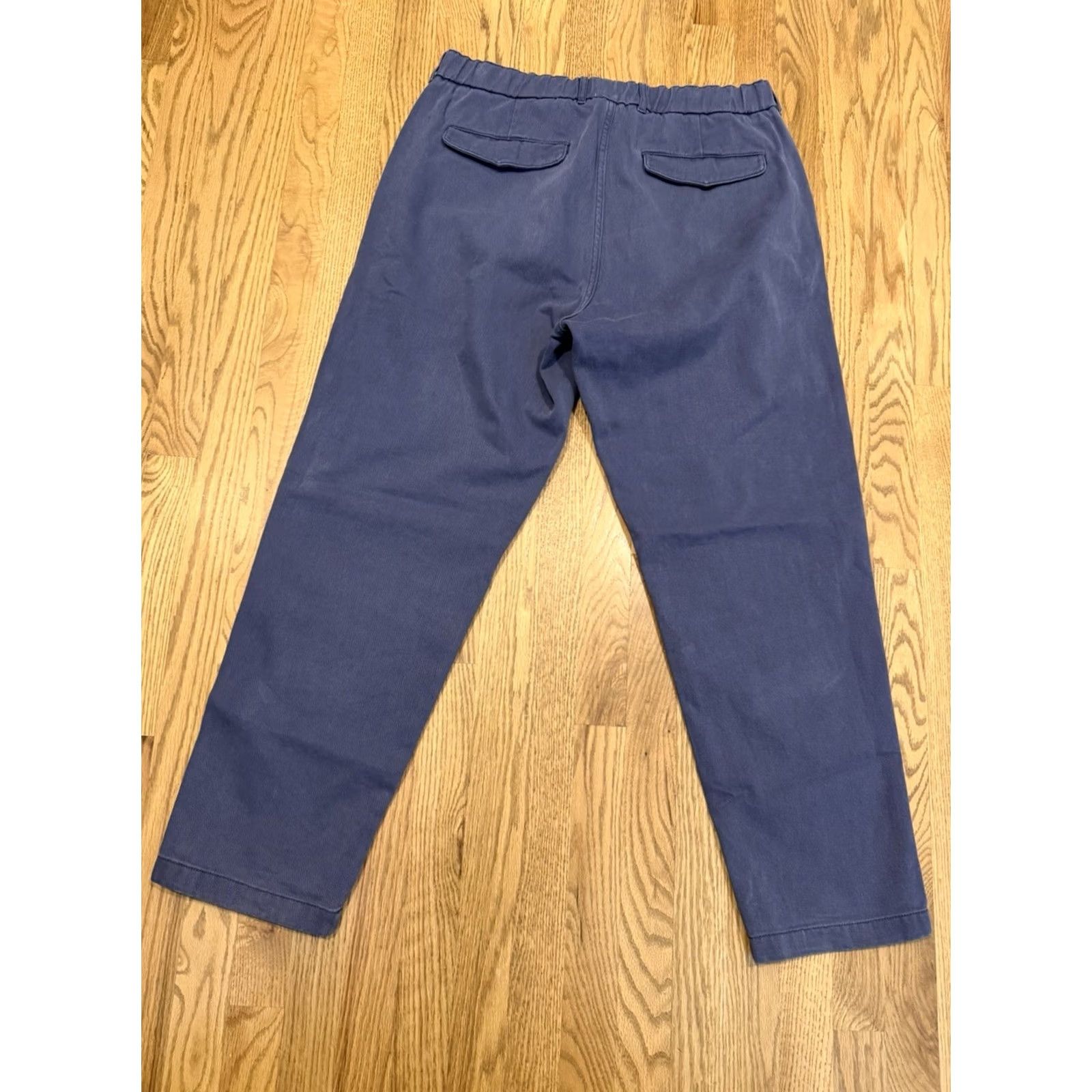 Vintage VINTAGE Octobre Editions Cotton Trousers Men’s 2XL 34x30 Blue Beige Portugal Pants Size US 39 - 3 Thumbnail