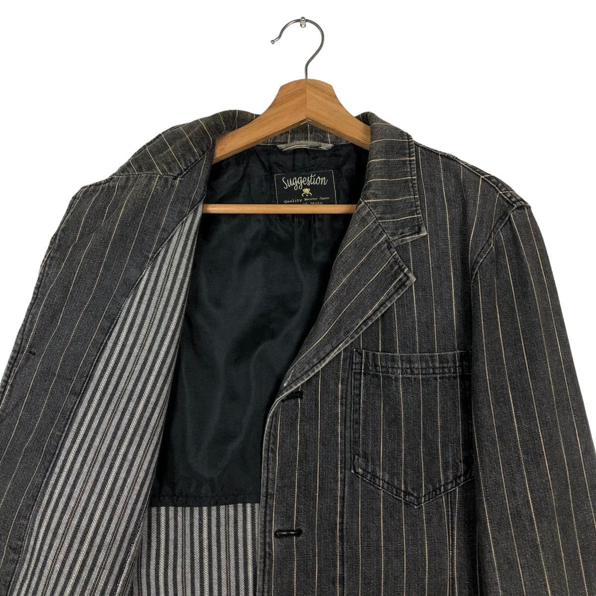 Japanese Brand 🔥Vintage Hickory Chore Jacket Stripe Suggestion Issey Miyake Size US M / EU 48-50 / 2 - 12 Thumbnail