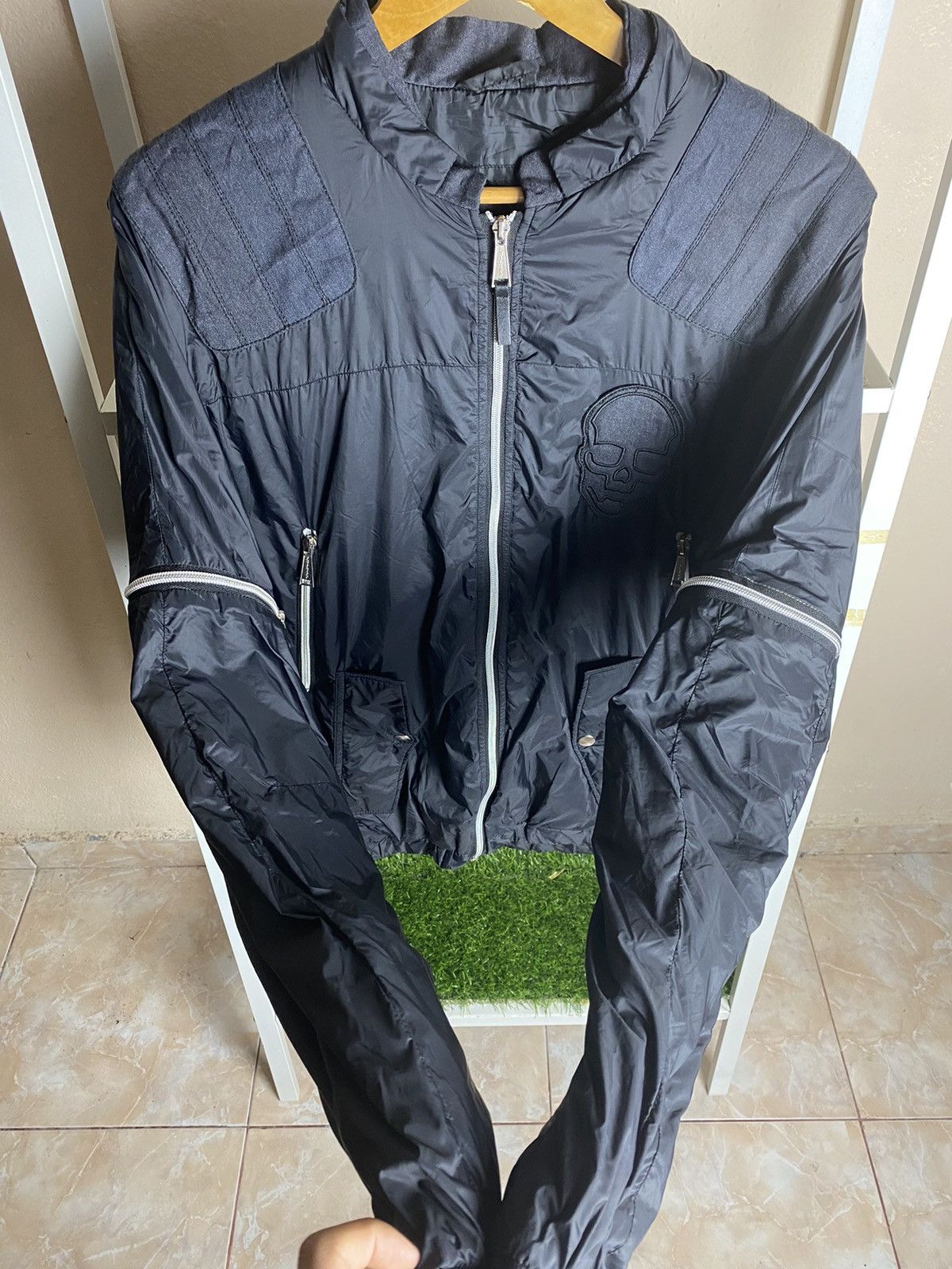 Designer × Philipp Plein Philipp Plein Homme Bomber Light Jacket ❗️ Size US M / EU 48-50 / 2 - 6 Thumbnail