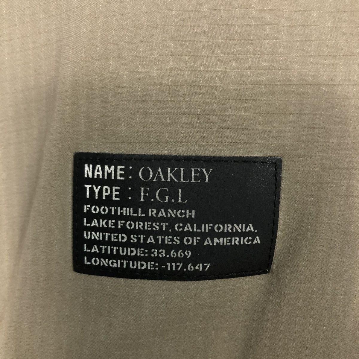 Oakley 🔥RICH BWORN ZIPPER JACKET OAKLEY FOOTHILL RANCH F.G.L Size US M / EU 48-50 / 2 - 21 Thumbnail