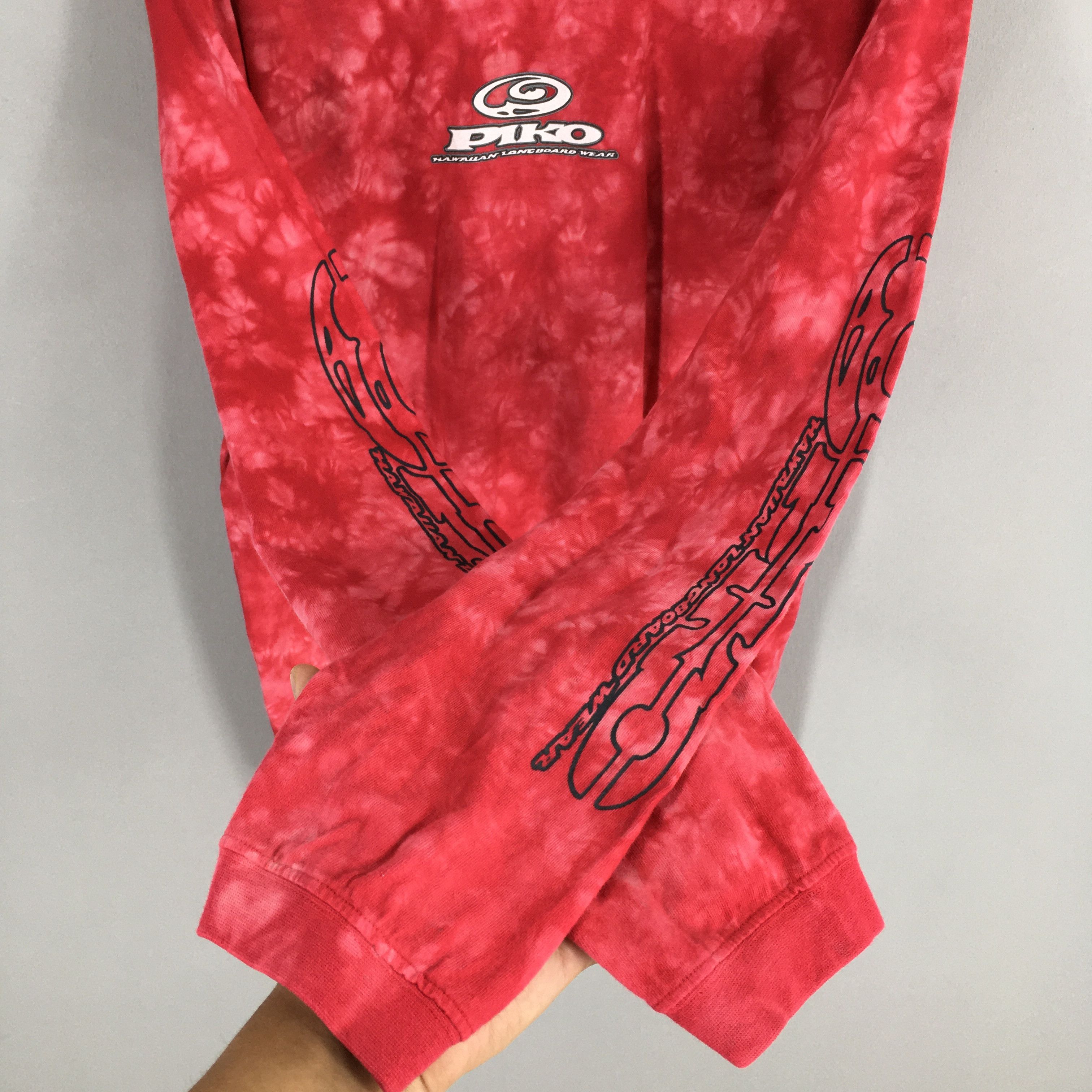 Life's a Beach Vintage 90's Piko Hawaiian Longboard Wear Red T shirt L Size US L / EU 52-54 / 3 - 6 Thumbnail
