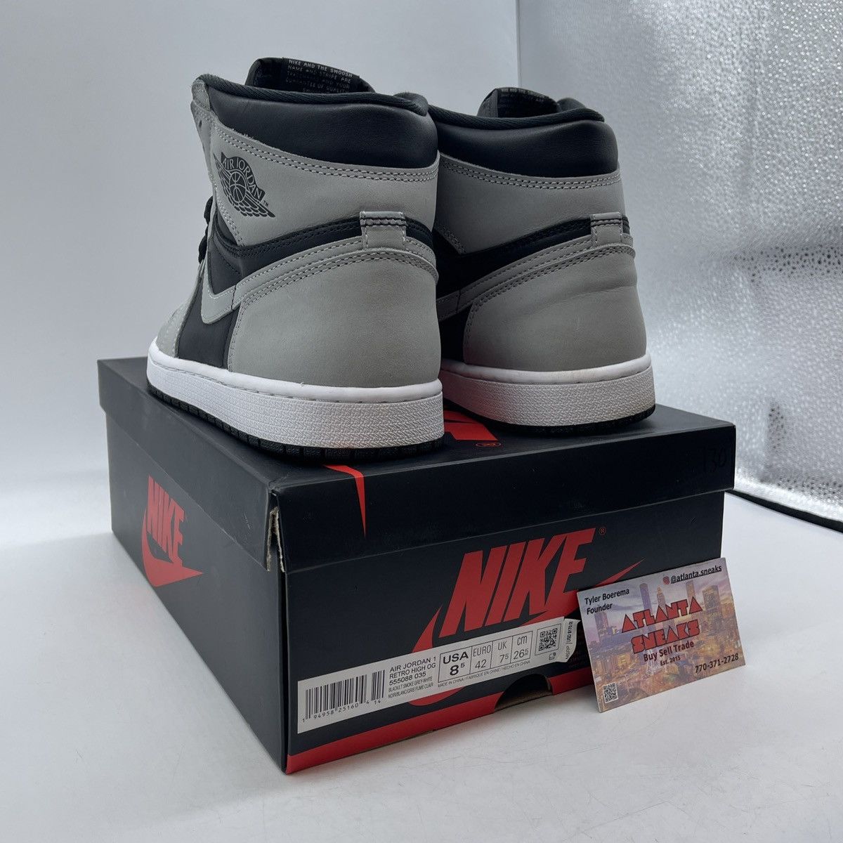 Jordan Brand Air Jordan 1 high shadow Size US 8.5 / EU 41-42 - 4 Thumbnail