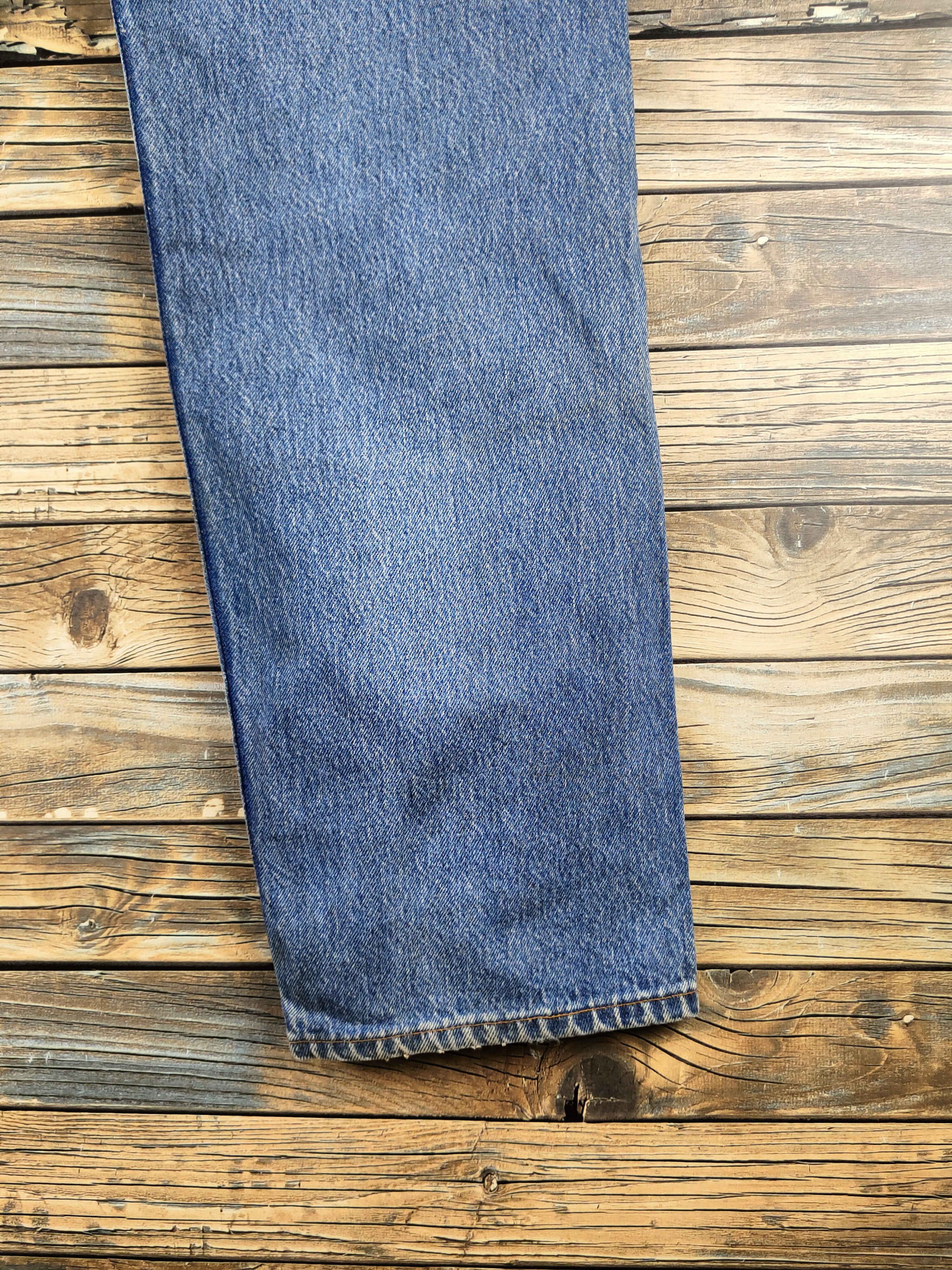 Levi's DL Levi's Blue Distressed Ripped Jeans# 46-891 Size US 34 / EU 50 - 12 Thumbnail