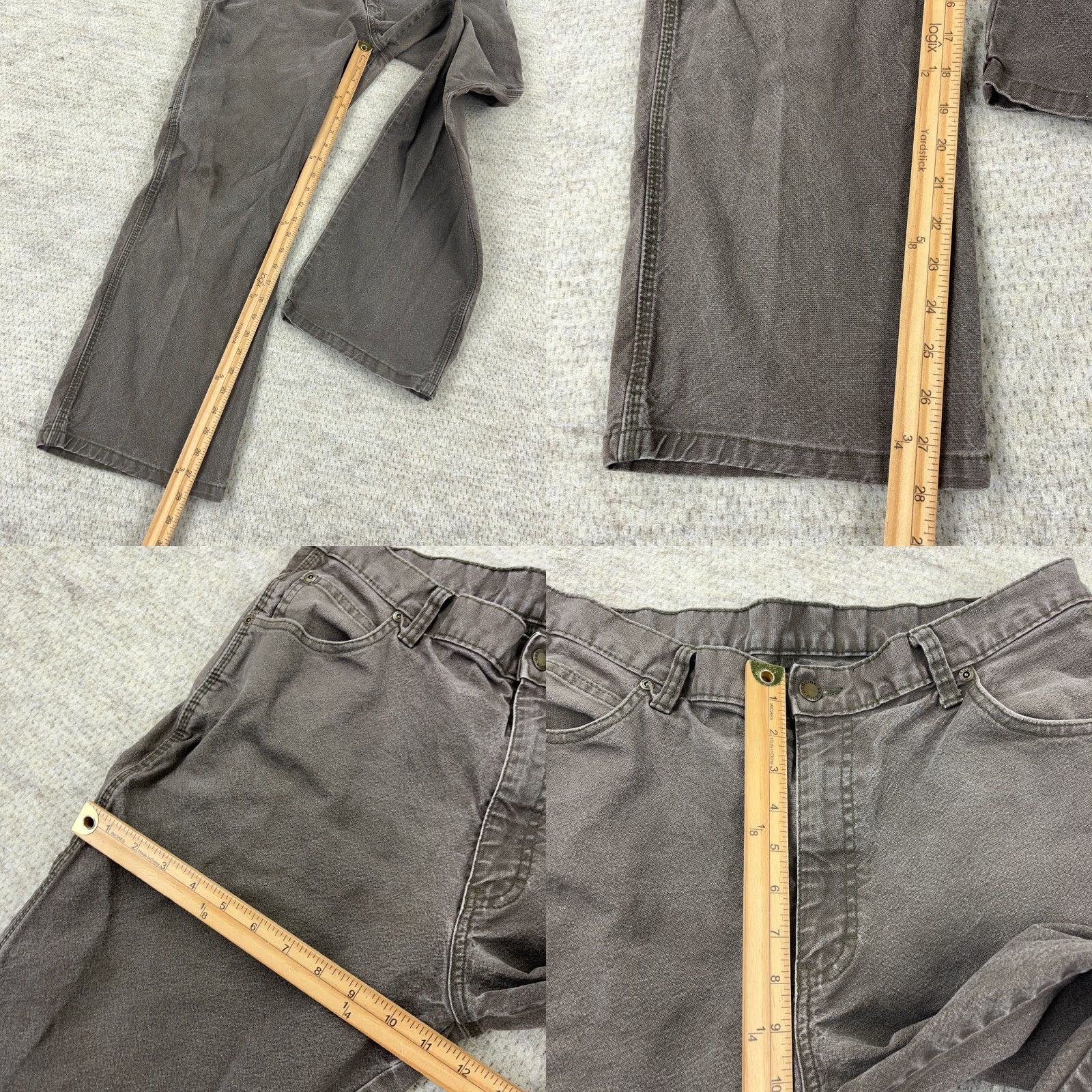 Dickies VINTAGE Dickies Carpenter Pants Men 36x30 Brown Canvas Workwear 5-Pocket Relaxed Straight Size US 36 / EU 52 - 8 Thumbnail
